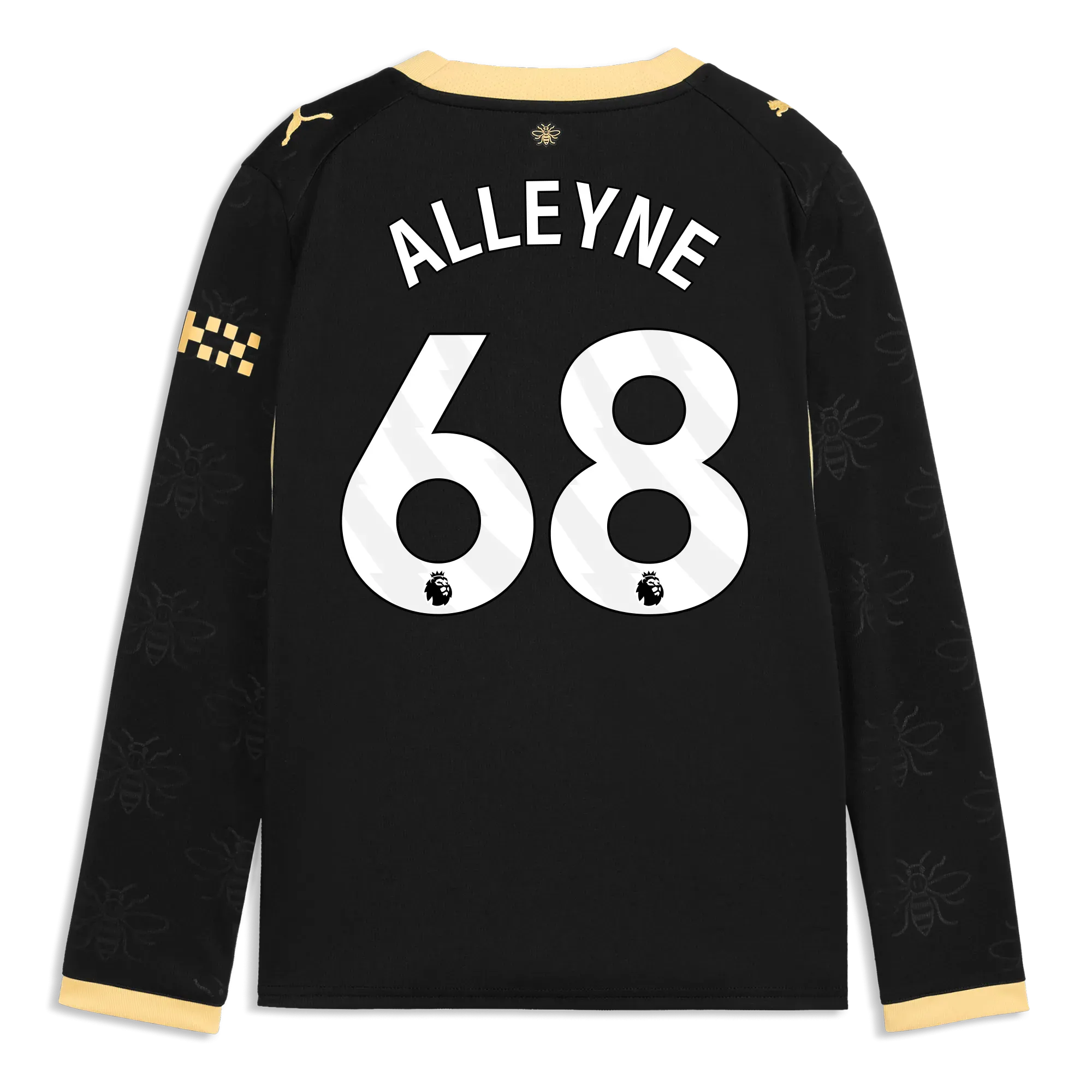 Kids’ Manchester City Away Jersey 2026/27 Long Sleeve With ALLEYNE 68 Printing | Manchester City Shop Kids’ Manchester City Away Jersey 2026/27 Long Sleeve With ALLEYNE 68 Printing | Manchester City Shop
