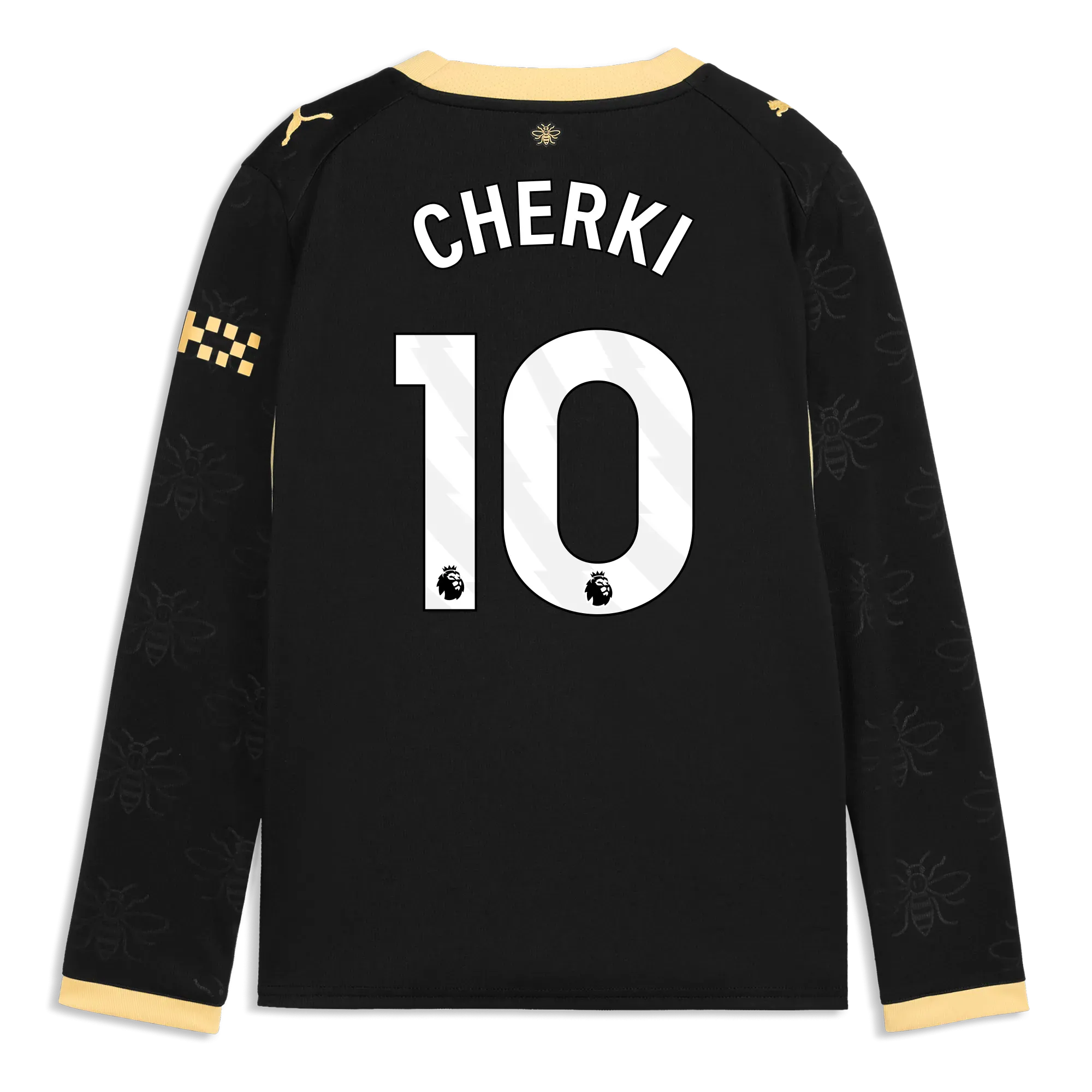 Kids’ Manchester City Away Jersey 2026/27 Long Sleeve With CHERKI 10 Printing | Manchester City Shop