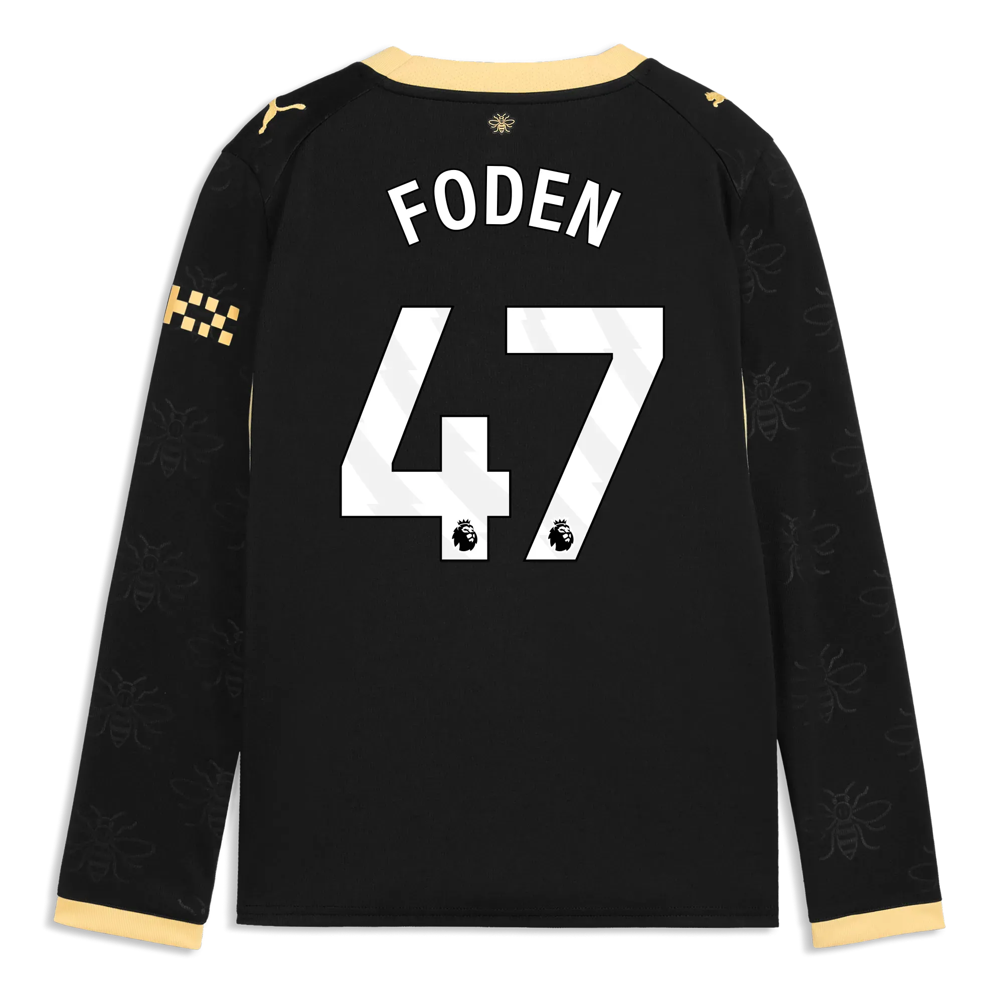 Kids’ Manchester City Away Jersey 2026/27 Long Sleeve With FODEN 47 Printing | Manchester City Shop