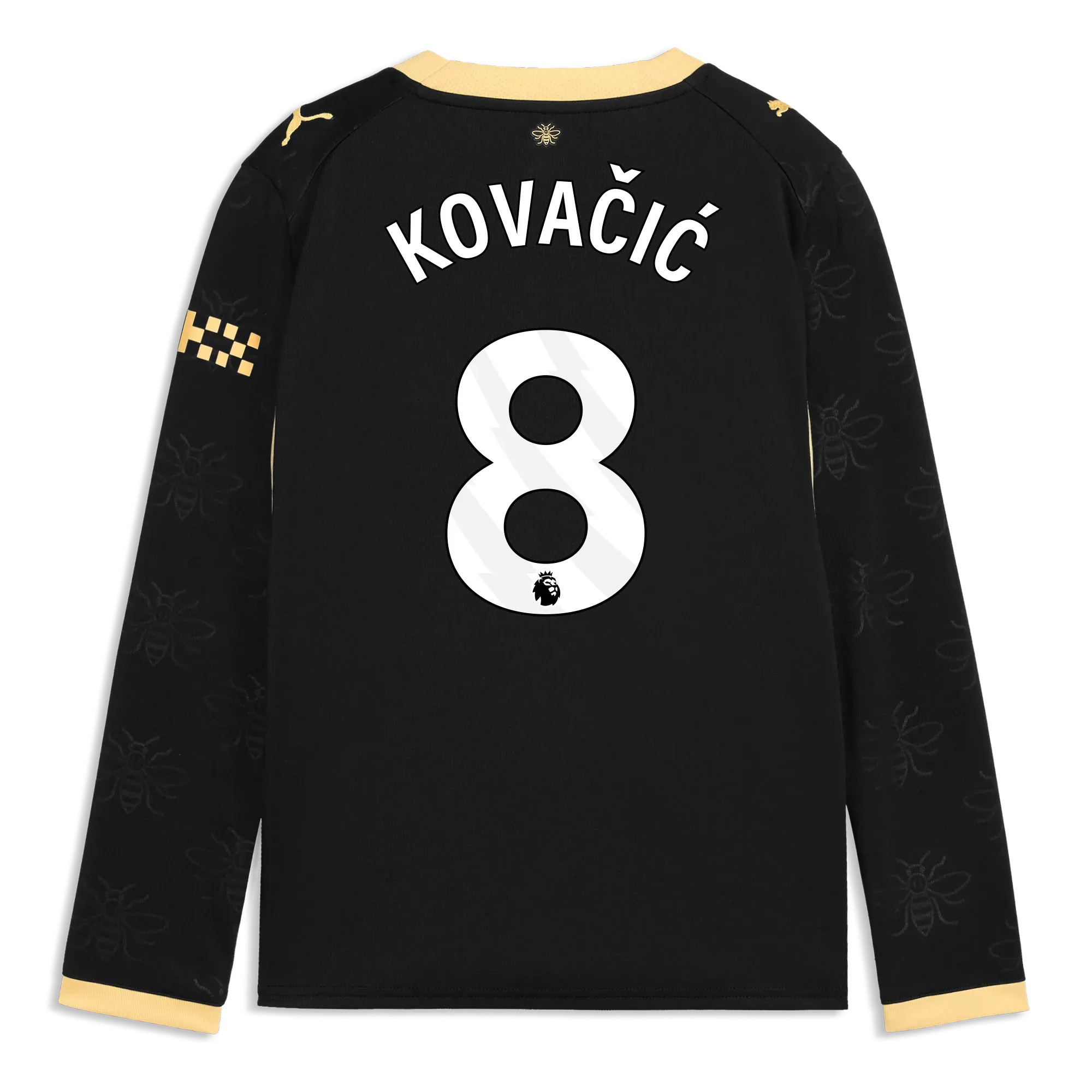 Kids’ Manchester City Away Jersey 2026/27 Long Sleeve With KOVAČIĆ 8 Printing | Manchester City Shop