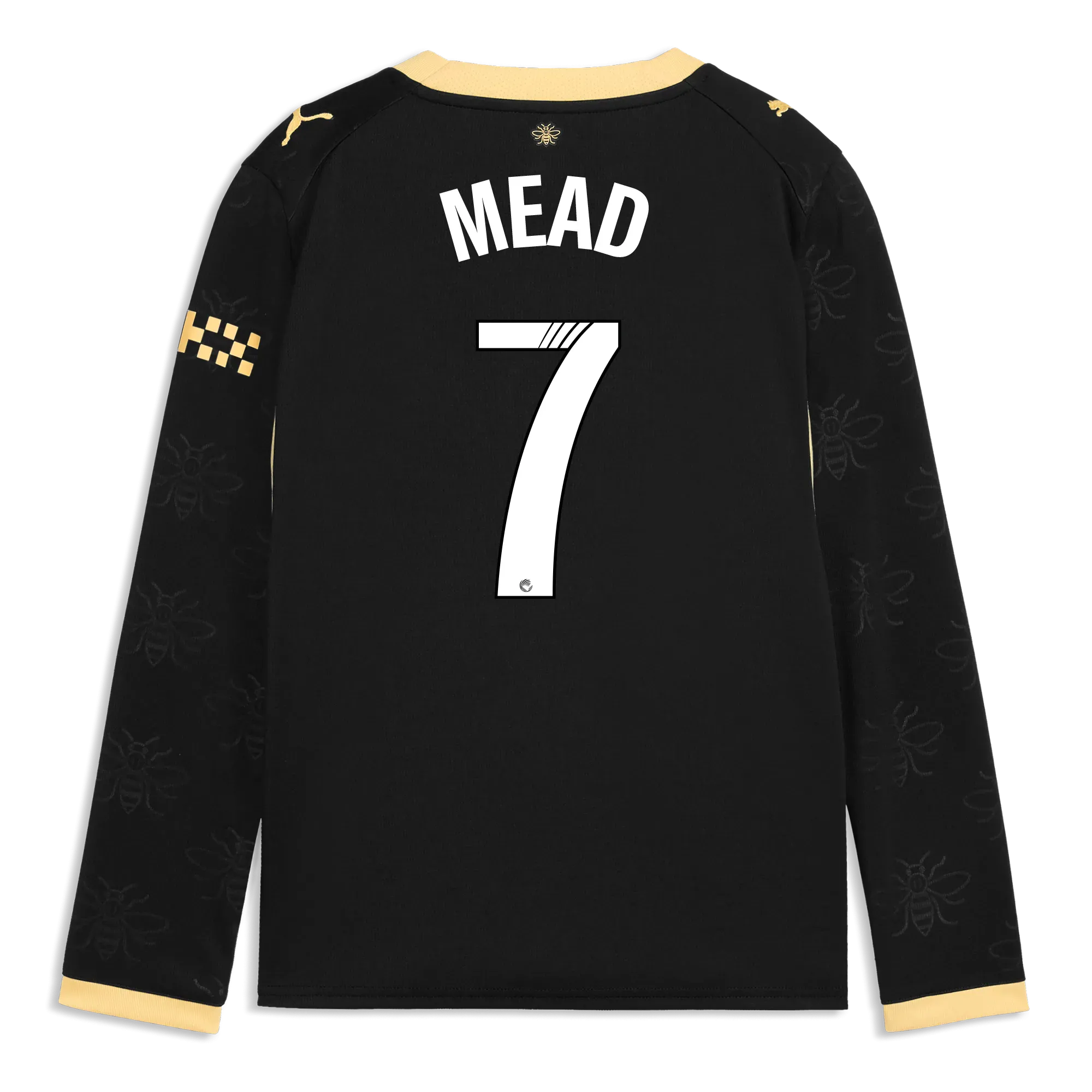 Kids’ Manchester City Away Jersey 2026/27 Long Sleeve With MEAD 7 Printing | Manchester City Shop