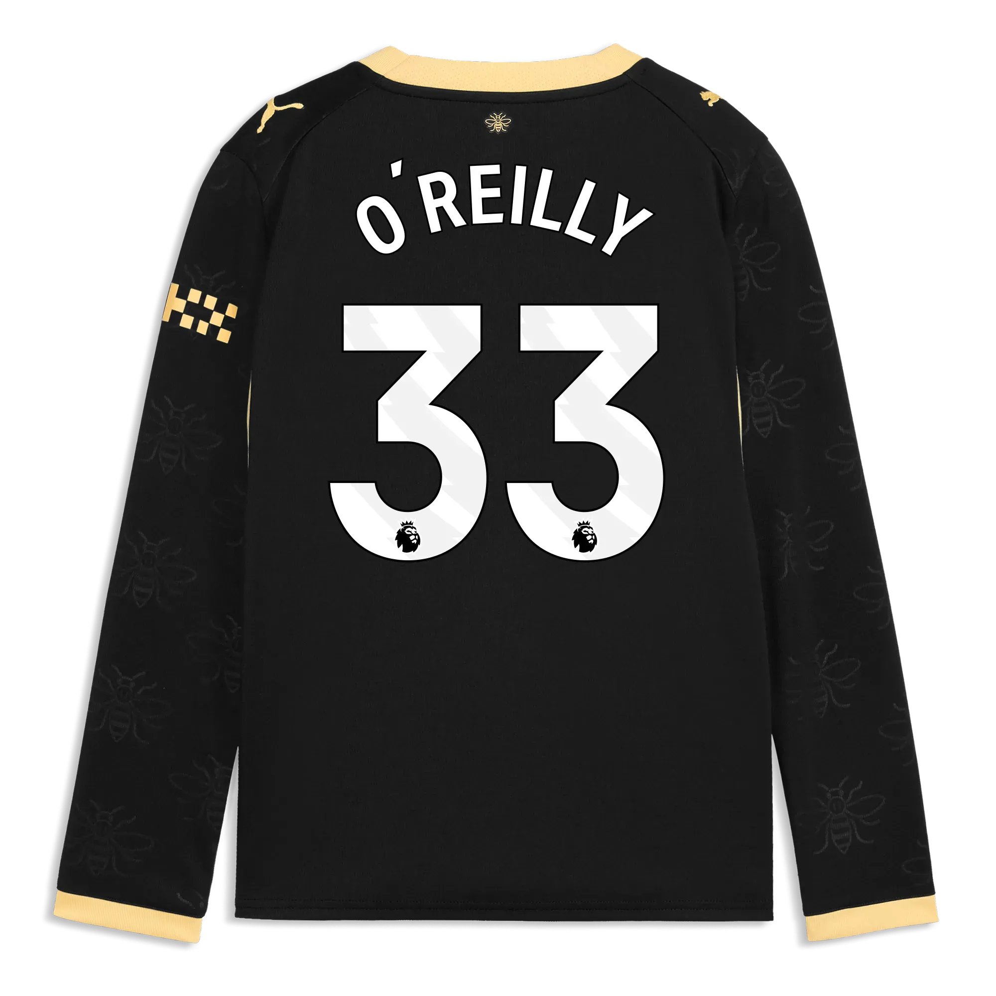 Kids’ Manchester City Away Jersey 2026/27 Long Sleeve With O’REILLY 33 Printing | Manchester City Shop