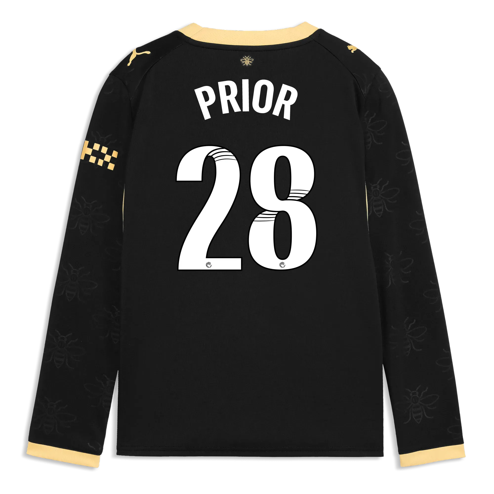 Kids’ Manchester City Away Jersey 2026/27 Long Sleeve With PRIOR 28 Printing | Manchester City Shop