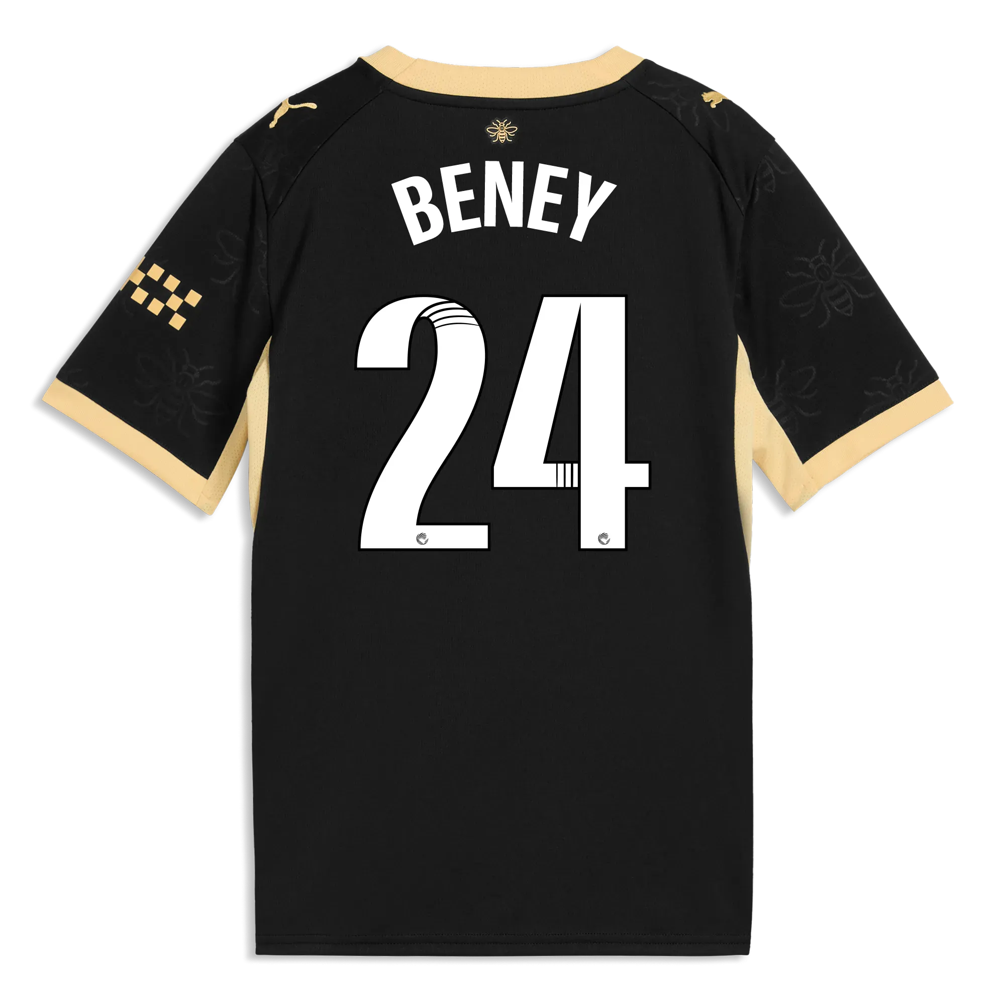 Kids’ Manchester City Away Jersey 2026/27 With BENEY 24 Printing | Manchester City Shop