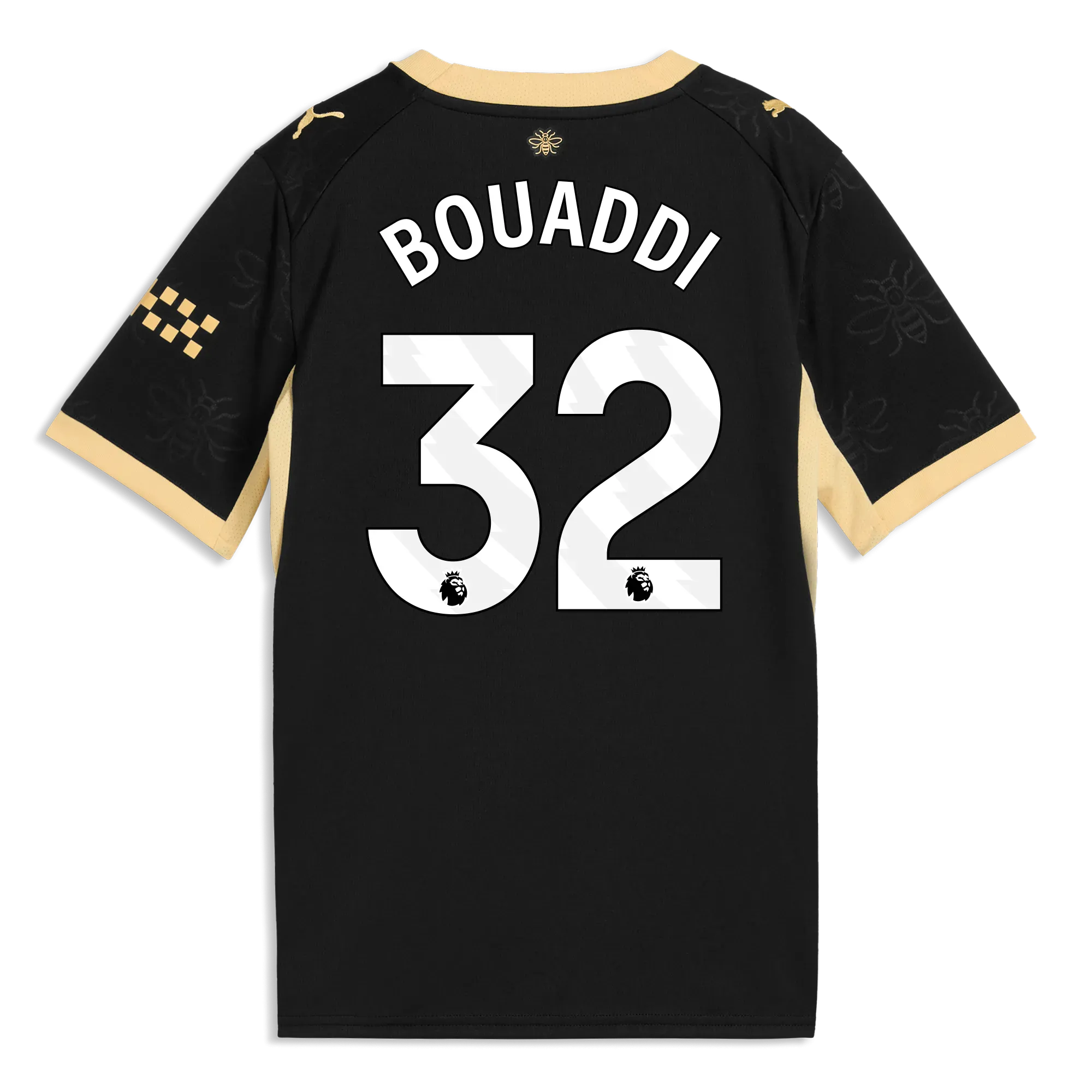 Kids’ Manchester City Away Jersey 2026/27 With BOUADDI 32 Printing | Manchester City Shop