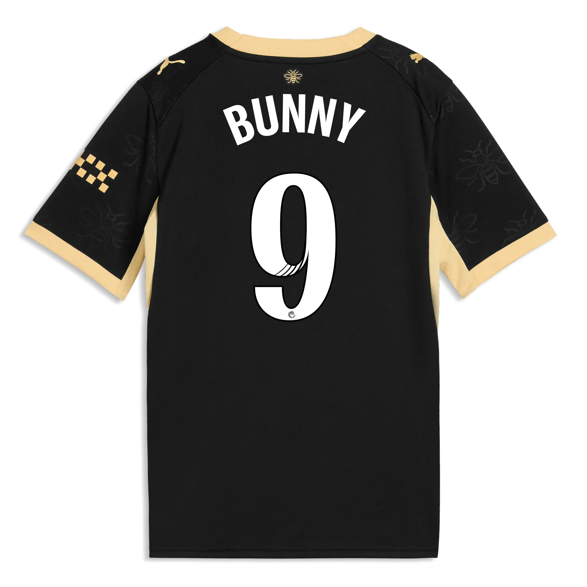 Kids’ Manchester City Away Jersey 2026/27 With BUNNY 9 Printing | Manchester City Shop