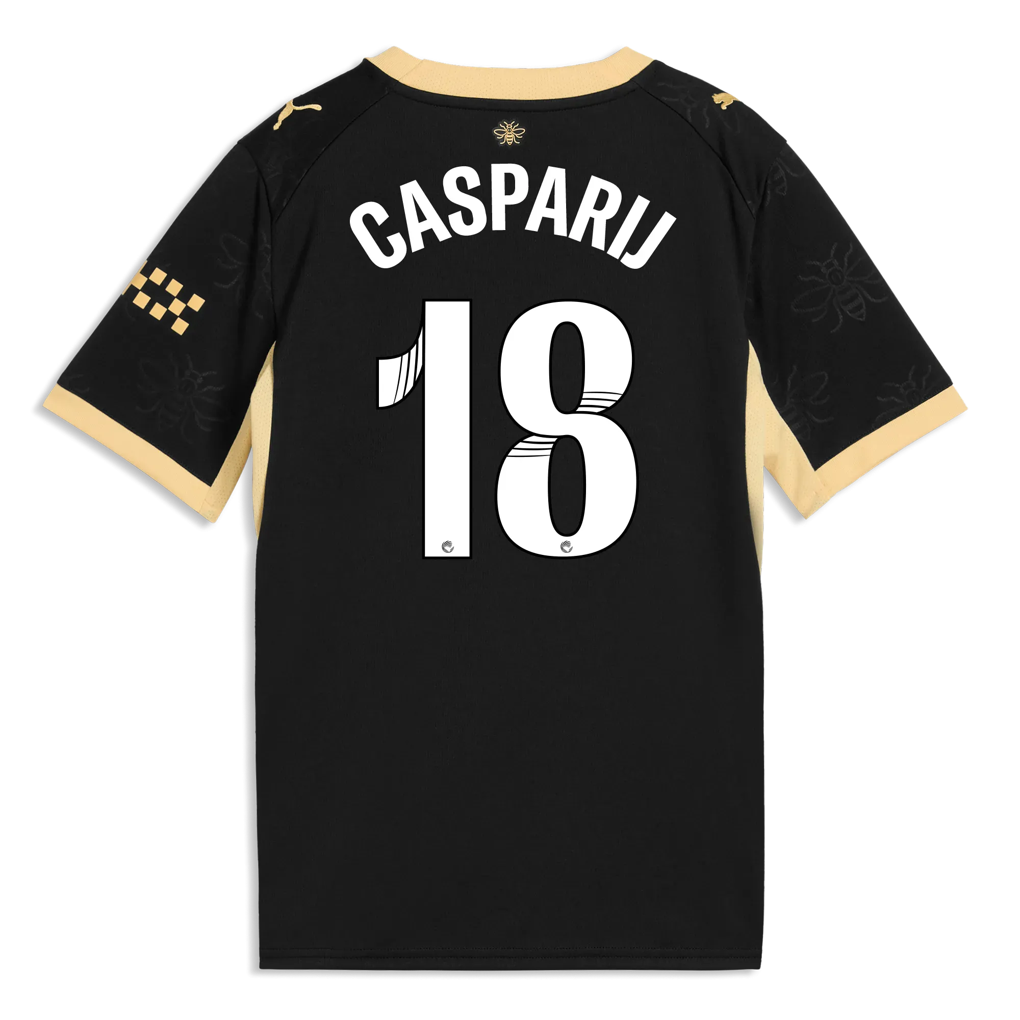 Kids’ Manchester City Away Jersey 2026/27 With CASPARIJ 18 Printing | Manchester City Shop