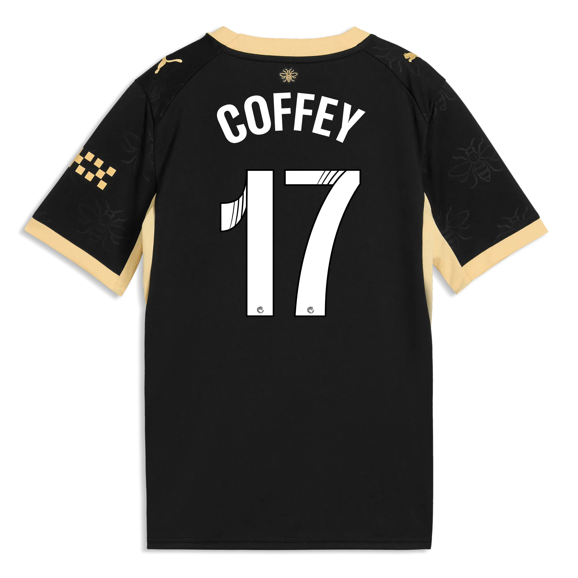 Kids’ Manchester City Away Jersey 2026/27 With COFFEY 17 Printing | Manchester City Shop