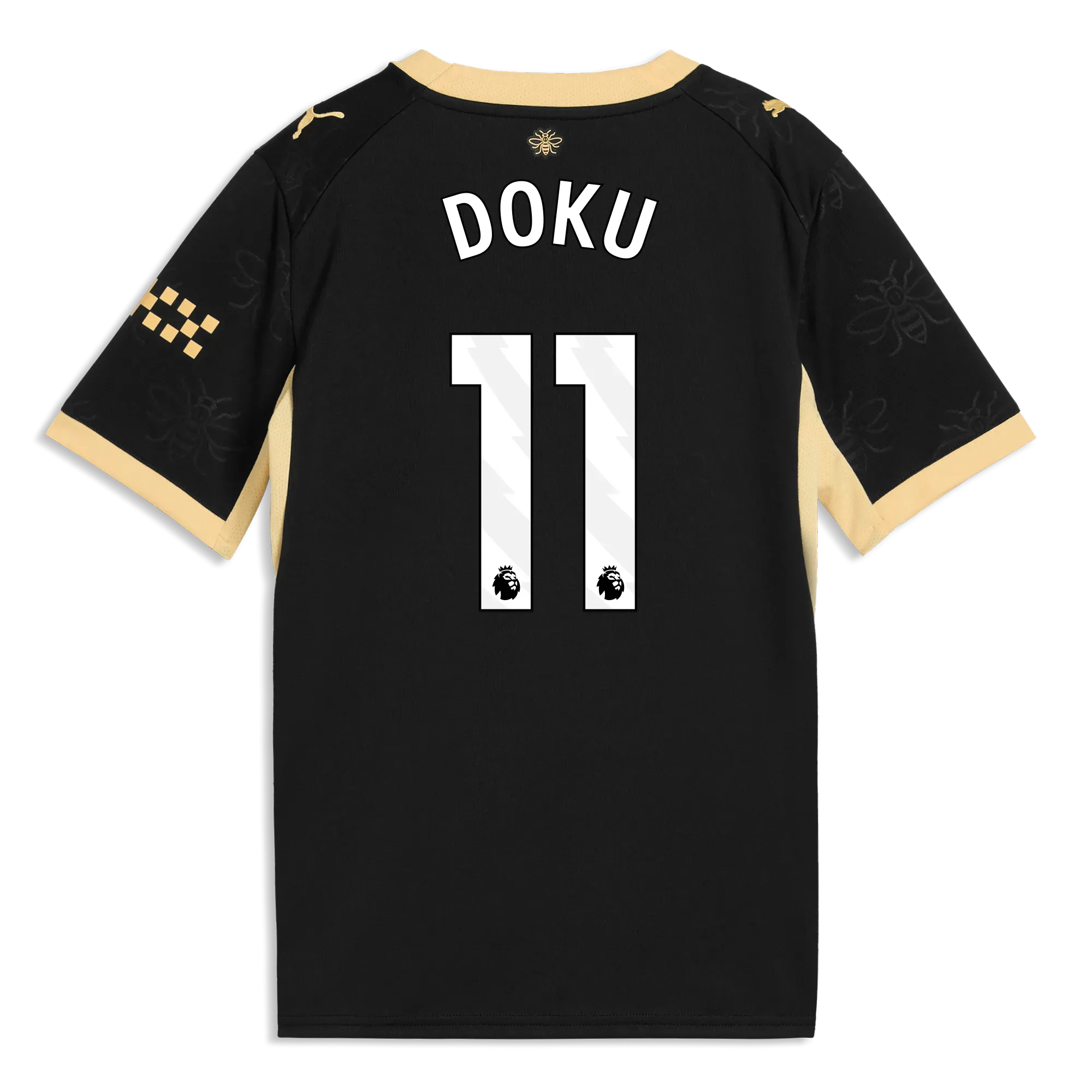 Kids’ Manchester City Away Jersey 2026/27 With DOKU 11 Printing | Manchester City Shop