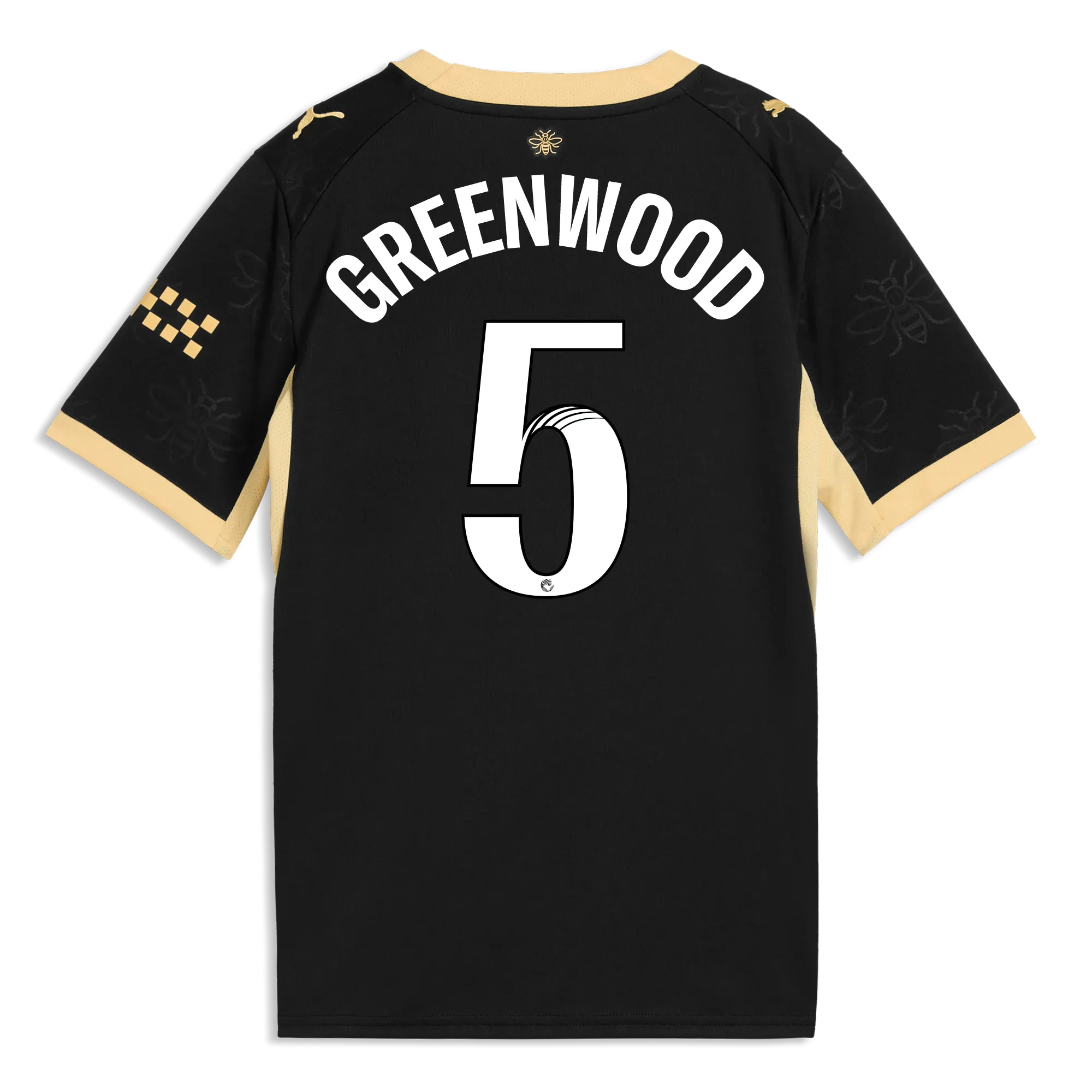 Kids’ Manchester City Away Jersey 2026/27 With GREENWOOD 5 Printing | Manchester City Shop