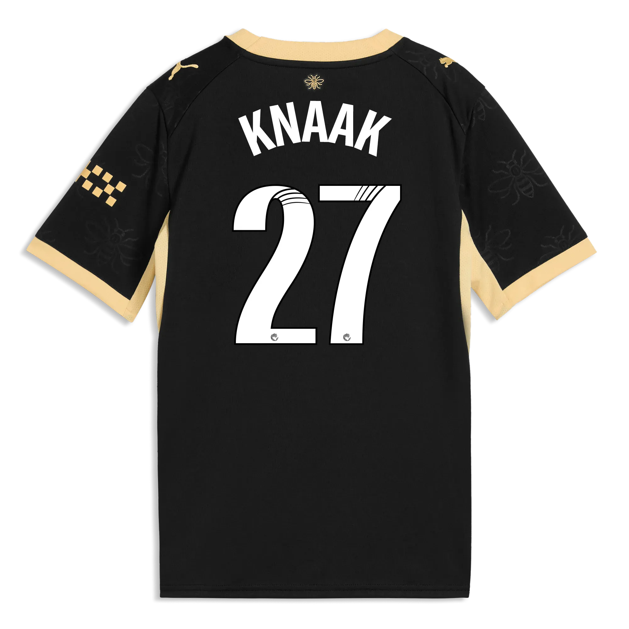 Kids’ Manchester City Away Jersey 2026/27 With KNAAK 27 Printing | Manchester City Shop