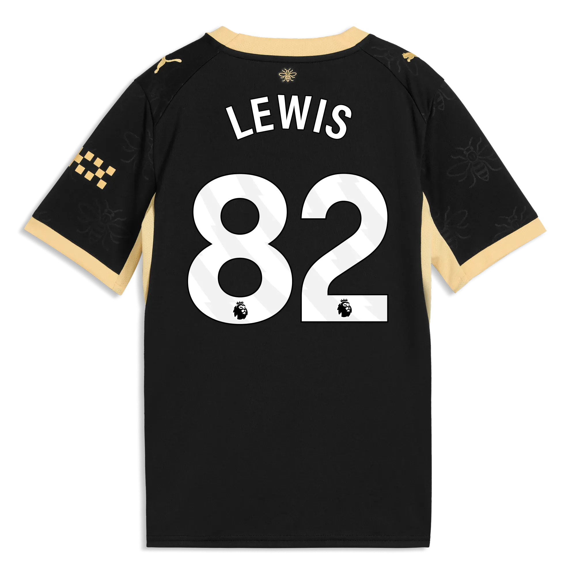 Kids’ Manchester City Away Jersey 2026/27 With LEWIS 82 Printing | Manchester City Shop