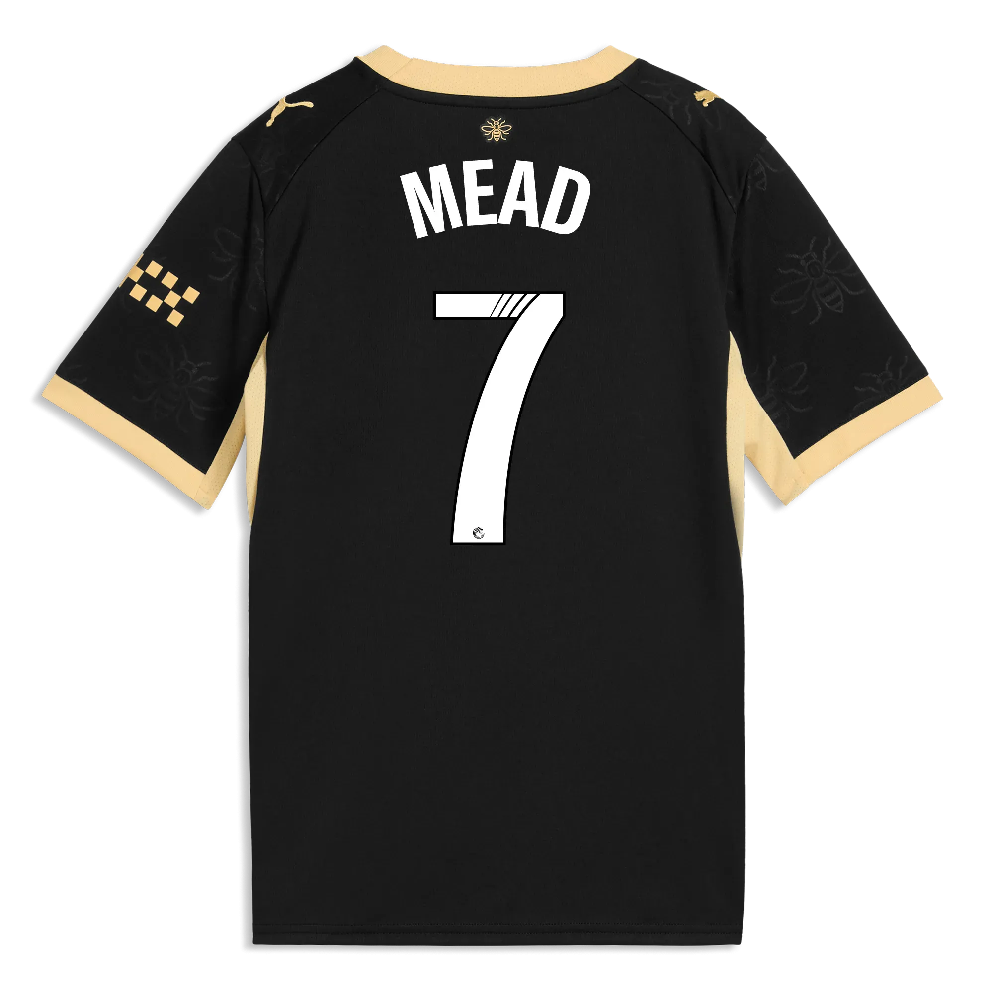 Kids’ Manchester City Away Jersey 2026/27 With MEAD 7 Printing | Manchester City Shop