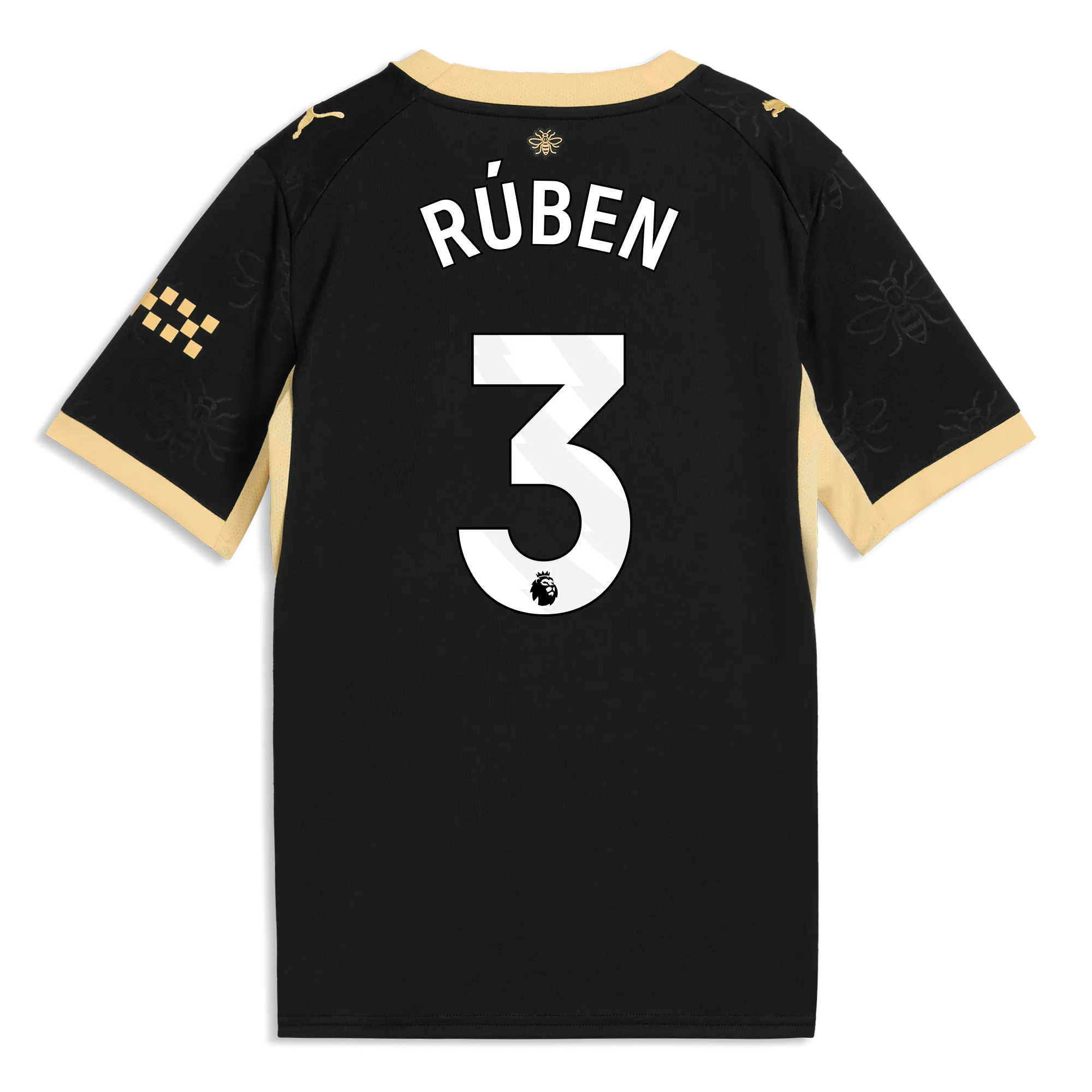 Kids’ Manchester City Away Jersey 2026/27 With RúBEN 3 Printing | Manchester City Shop