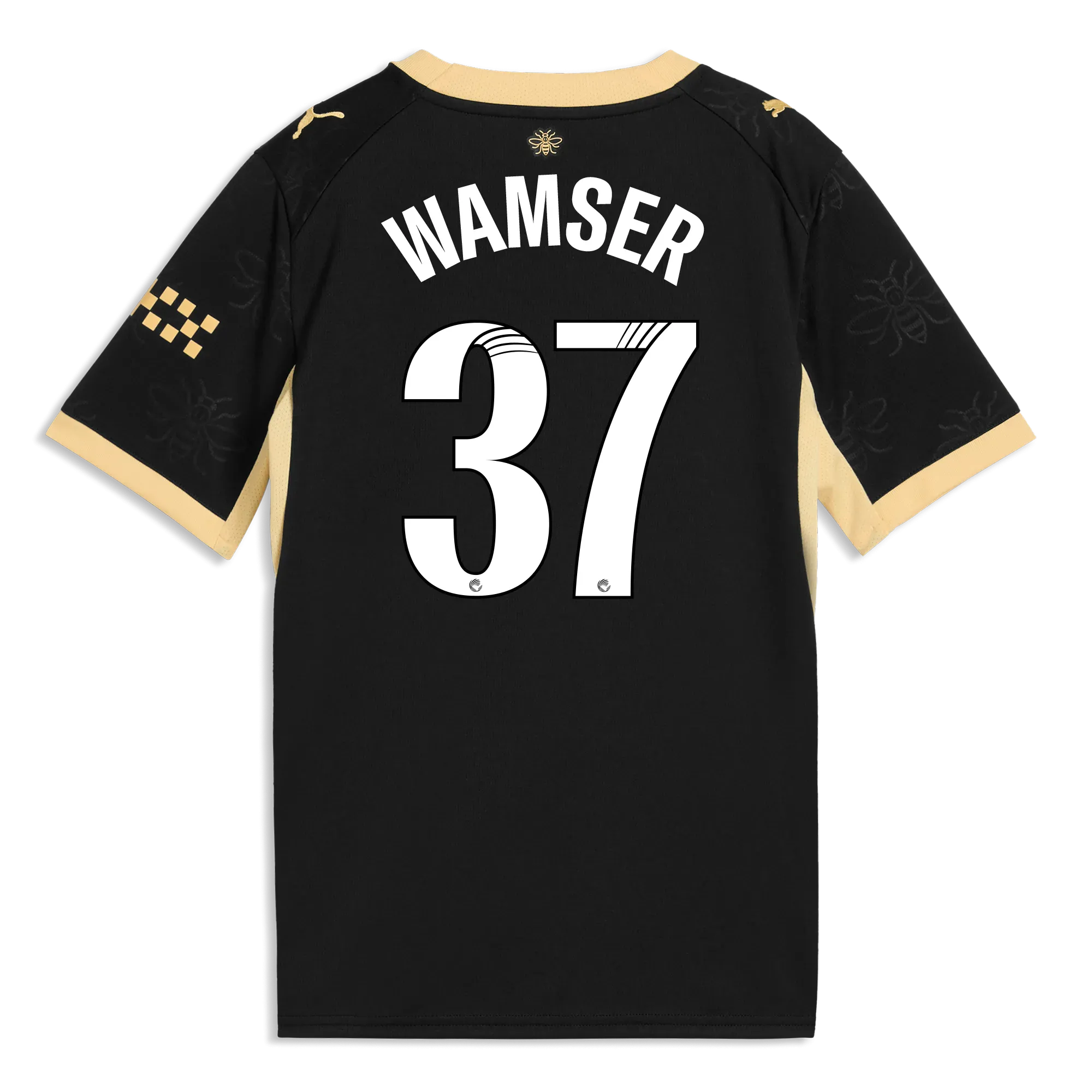 Kids’ Manchester City Away Jersey 2026/27 With WAMSER 37 Printing | Manchester City Shop