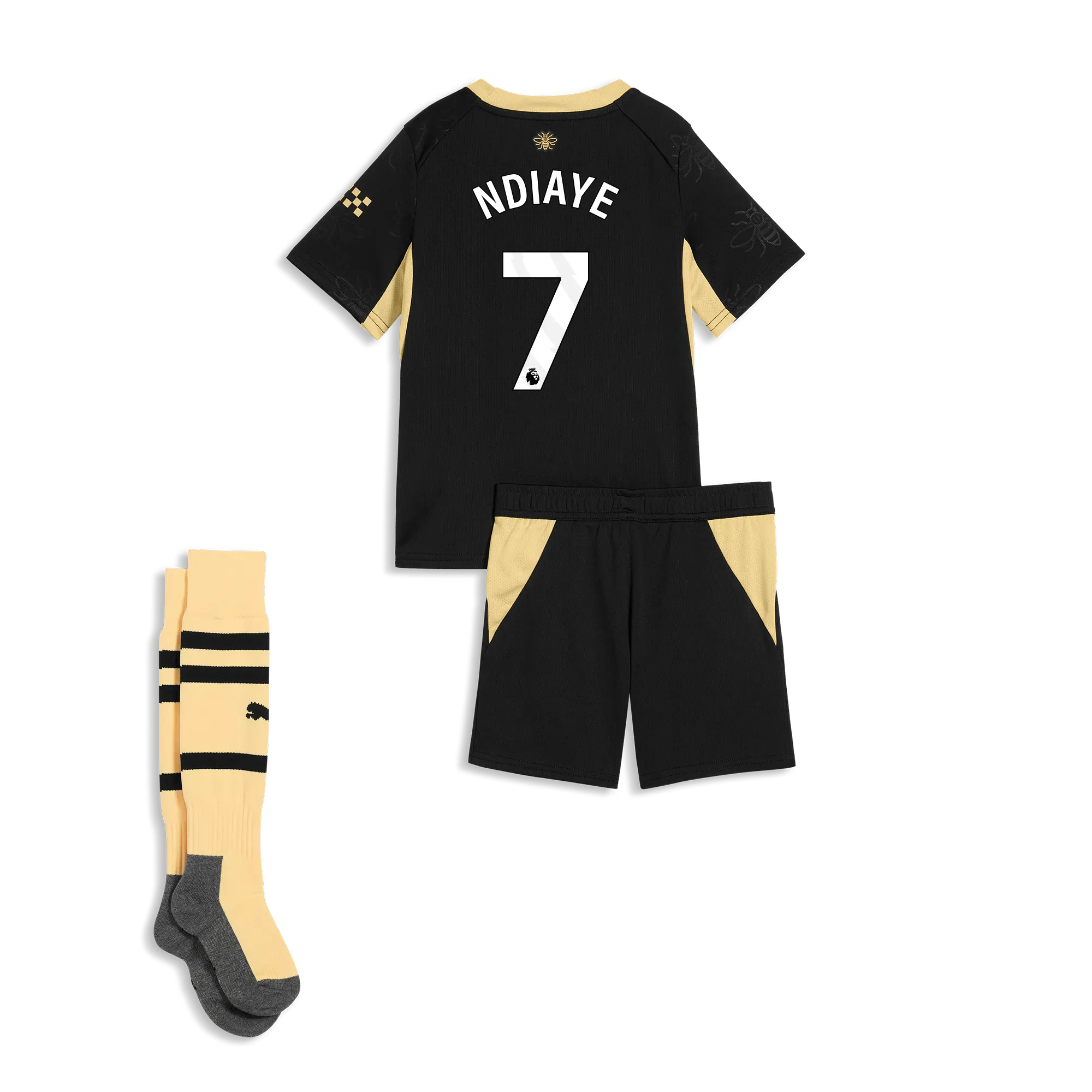 Kids’ Manchester City Away MINI KIT 2026/27 With NDIAYE 7 Printing | Manchester City Shop