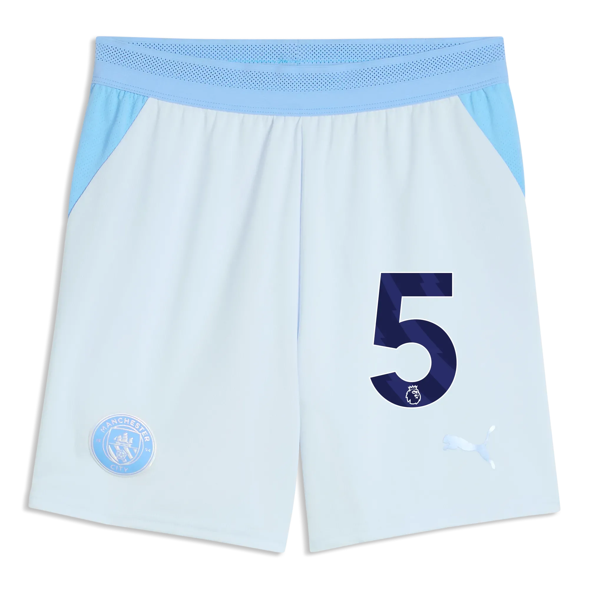 Kids Manchester City Football Shorts 2026/27 with #24 | Manchester City Shop