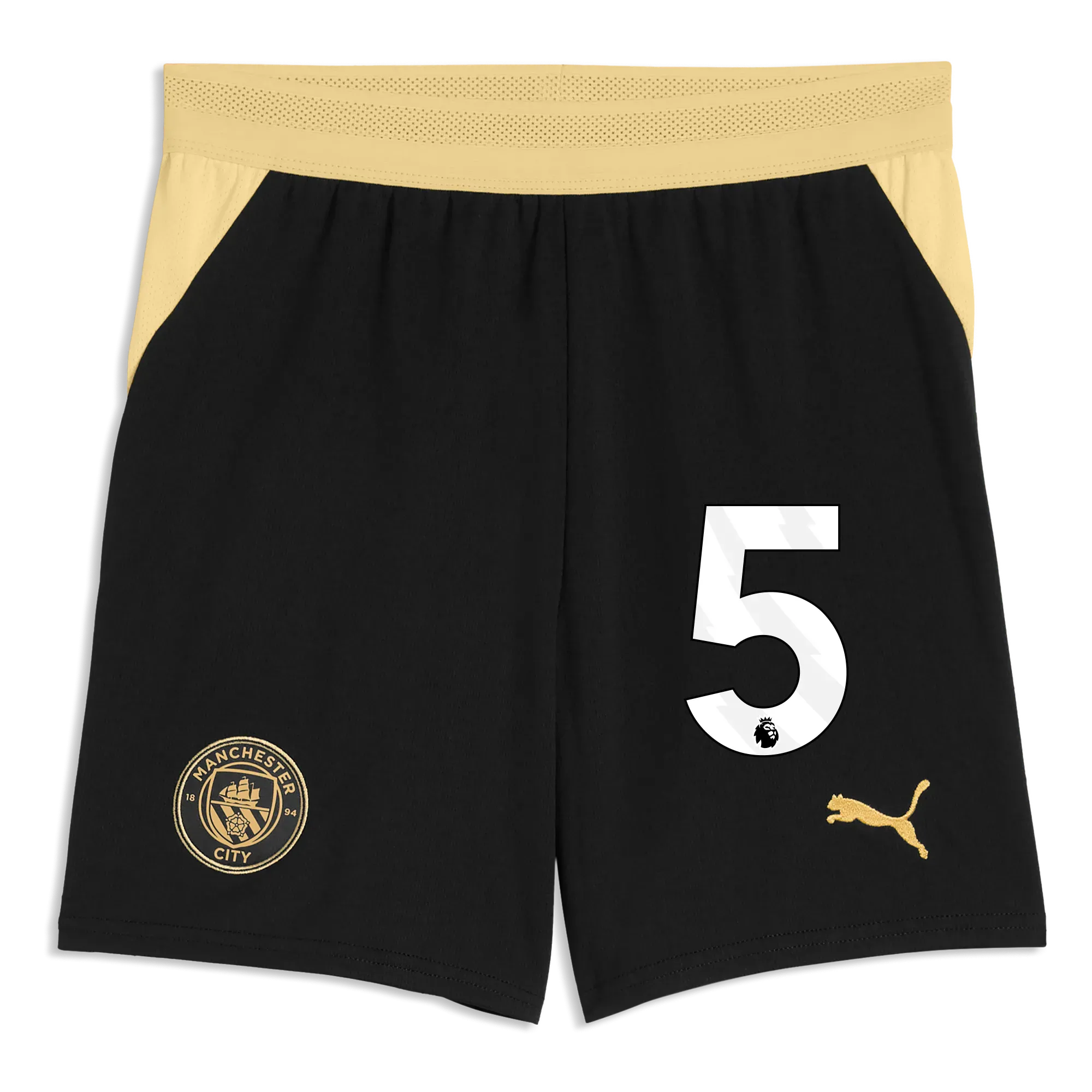 Kids Manchester City Football Shorts 2026/27 with #24 | Manchester City Shop