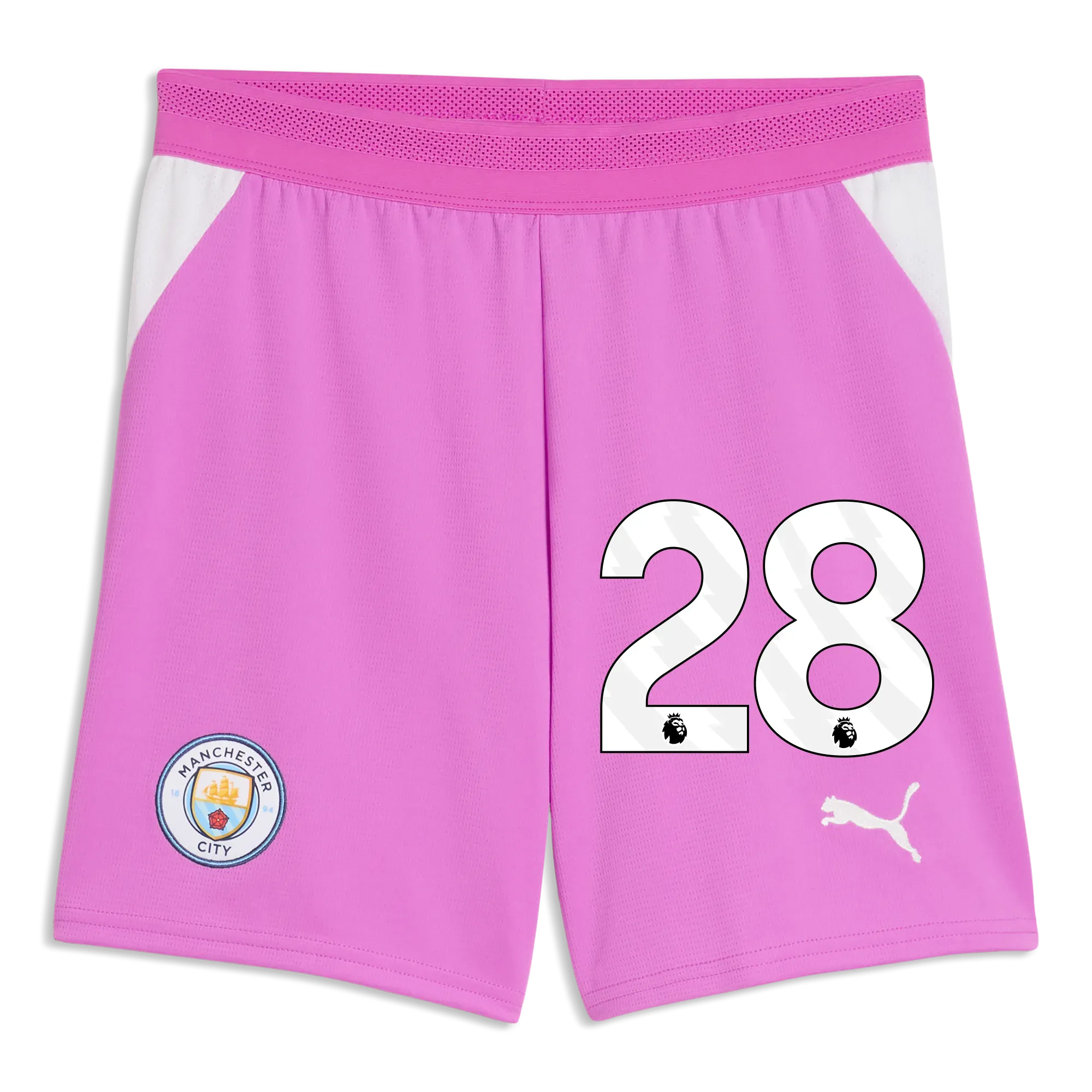 Kids’ Manchester City Goalkeeper Shorts 2026/27 With 28 | Manchester City Shop