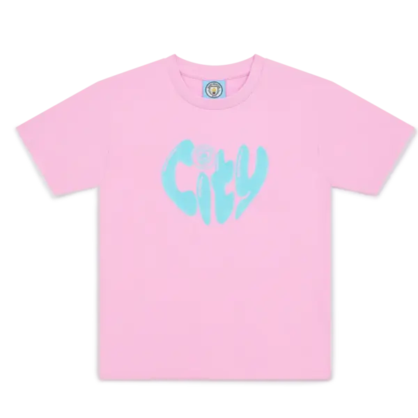 Kids’ Manchester City Heart Graphic T-Shirt | Manchester City Shop