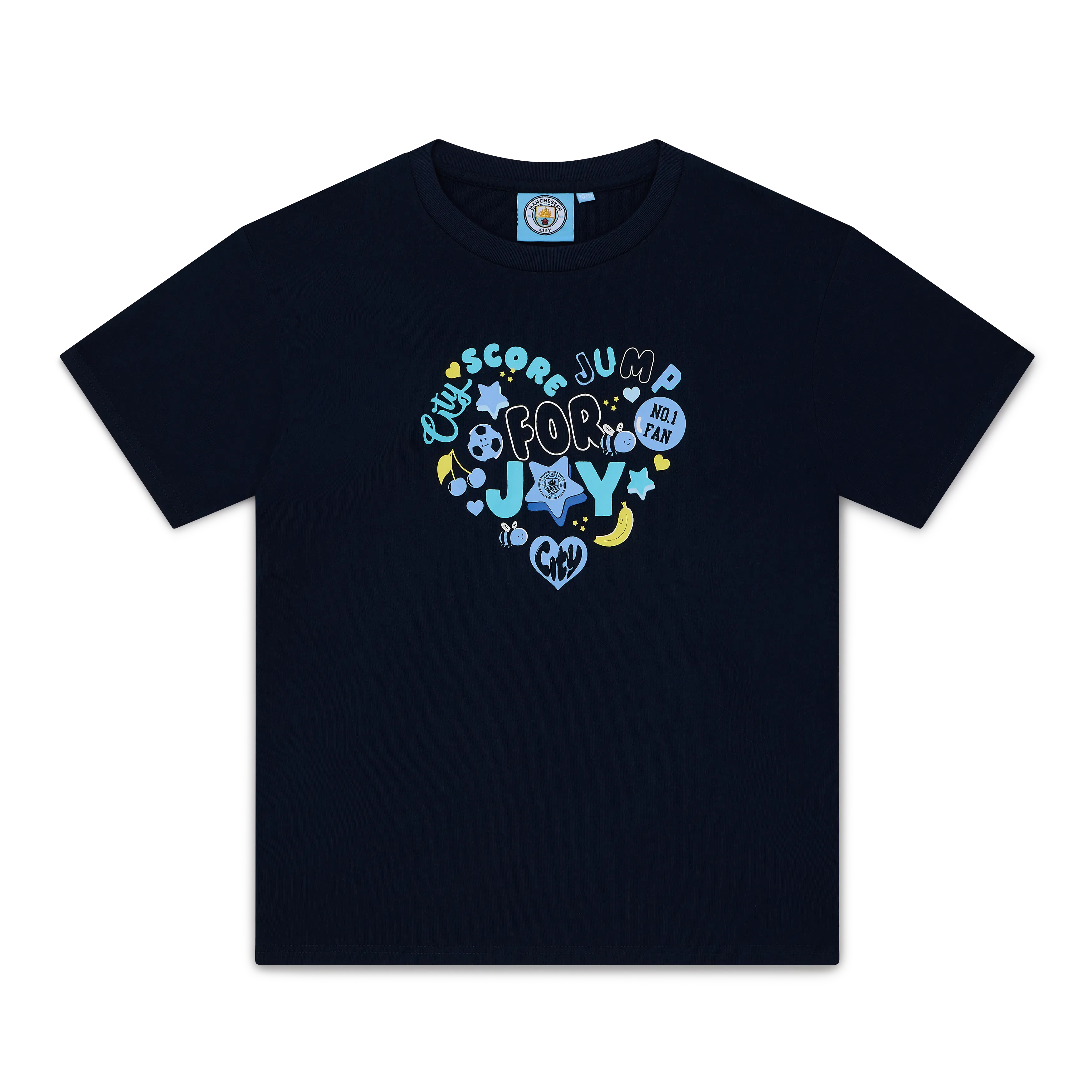 Kids’ Manchester City Jump for Joy Graphic T-Shirt | Manchester City Shop