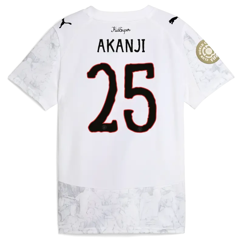 Kids' Manchester City KidSuper Jersey 2025/26 Club World Cup With AKANJI 25 printing