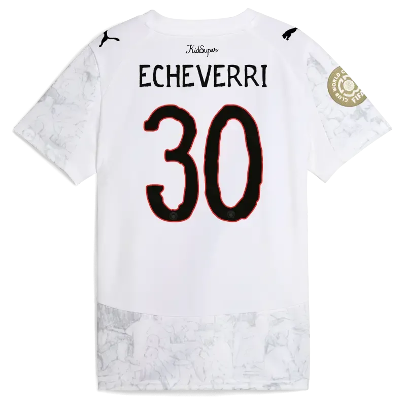 Kids' Manchester City KidSuper Jersey 2025/26 Club World Cup With ECHEVERRI 30 printing