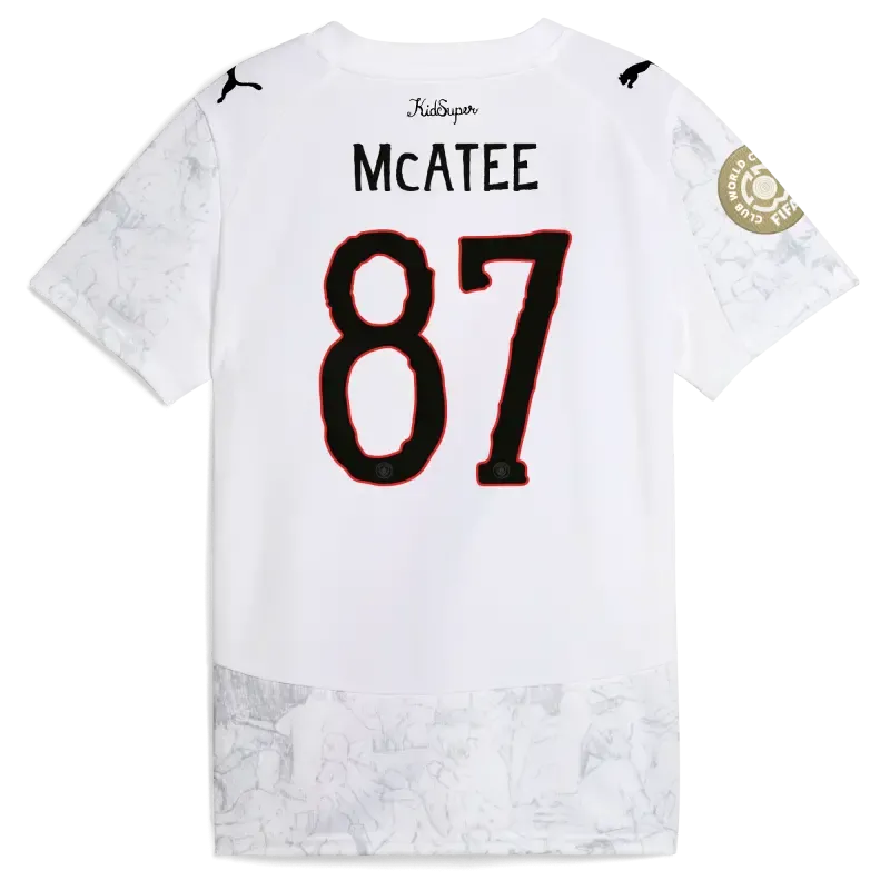 Kids' Manchester City KidSuper Jersey 2025/26 Club World Cup With McATEE 87 printing