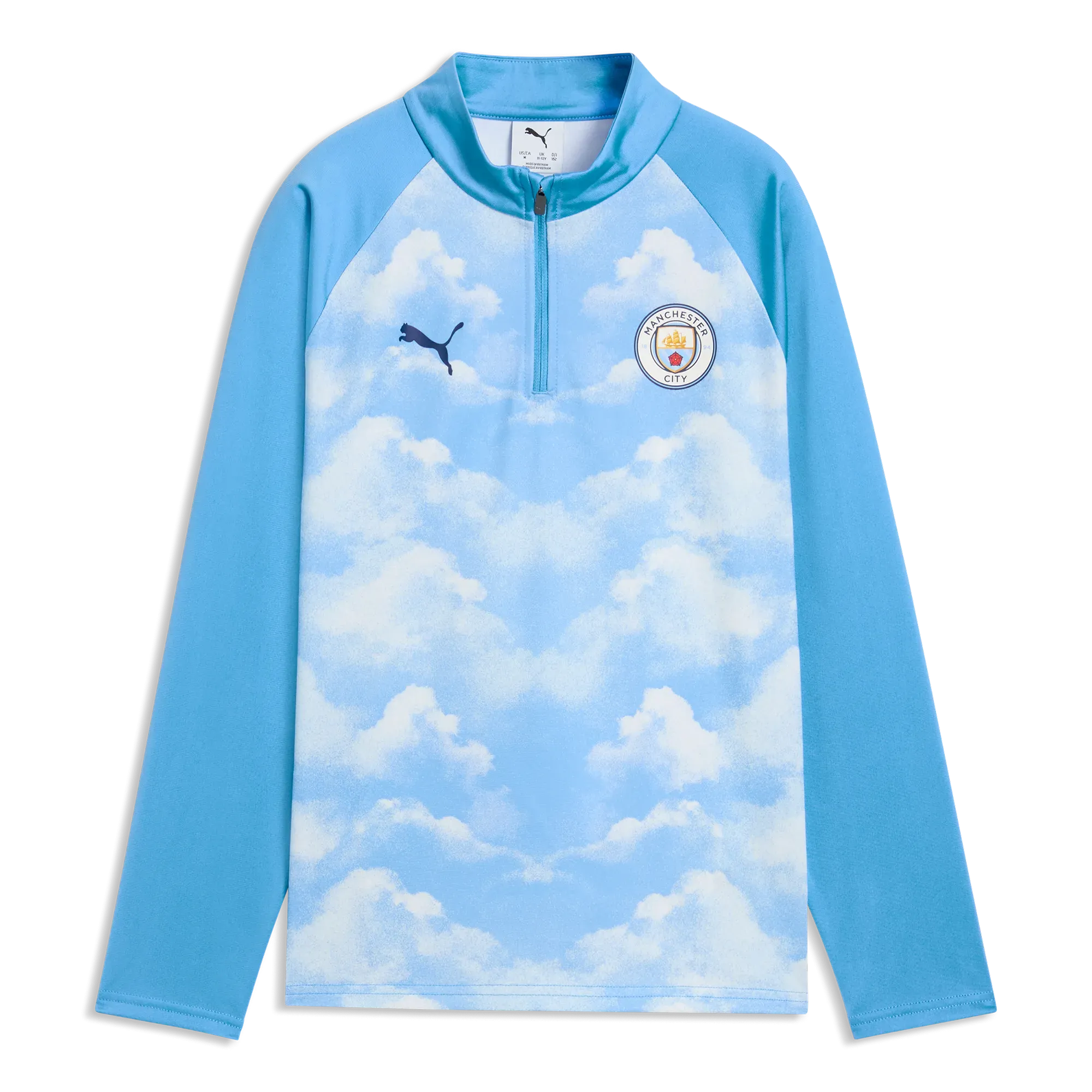 Kids’ Manchester City Pre-Match 1/4 Zip Top 2026/27 | Manchester City Shop