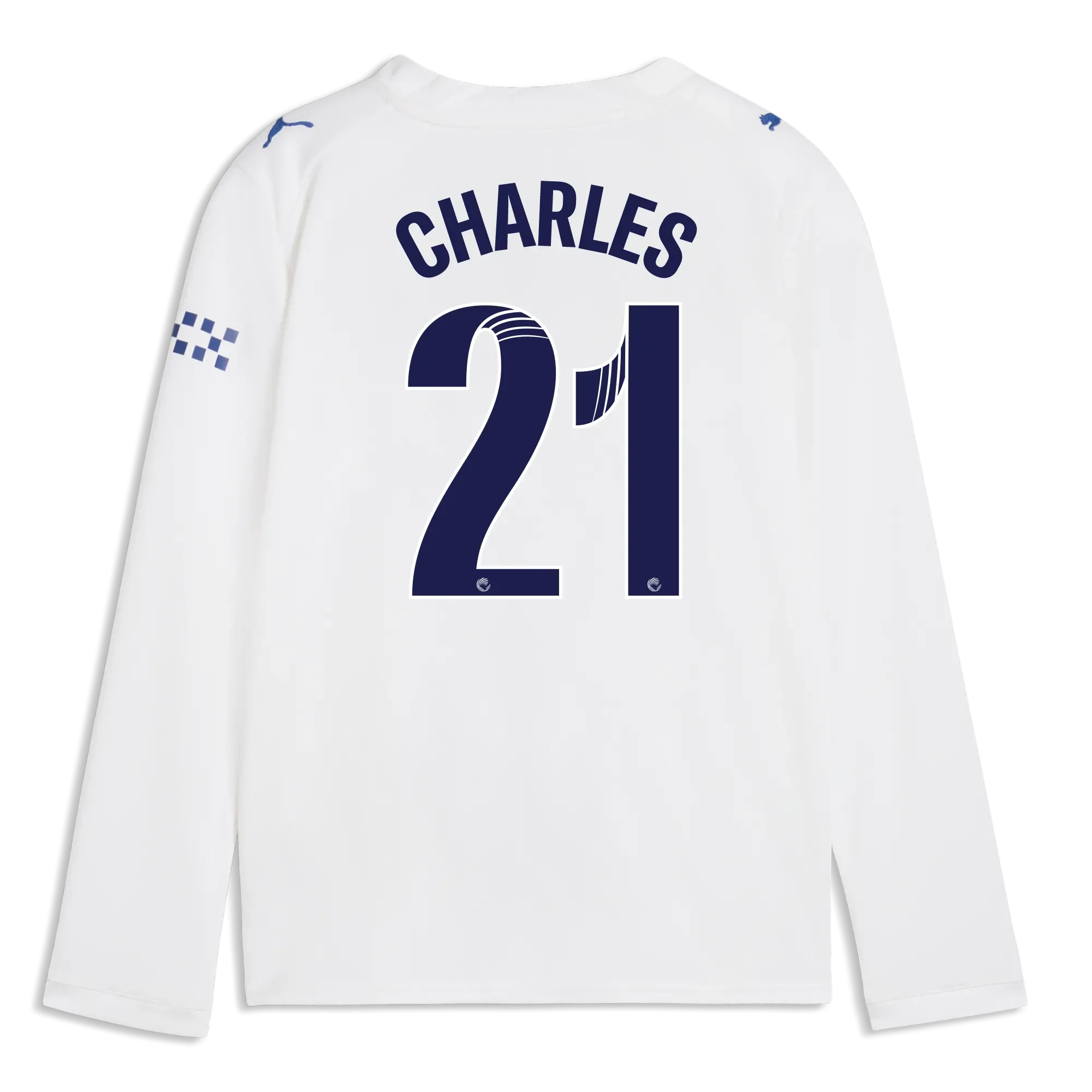 Kids’ Manchester City Third Jersey 2026/27 Long Sleeve With CHARLES 21 Printing | Manchester City Shop