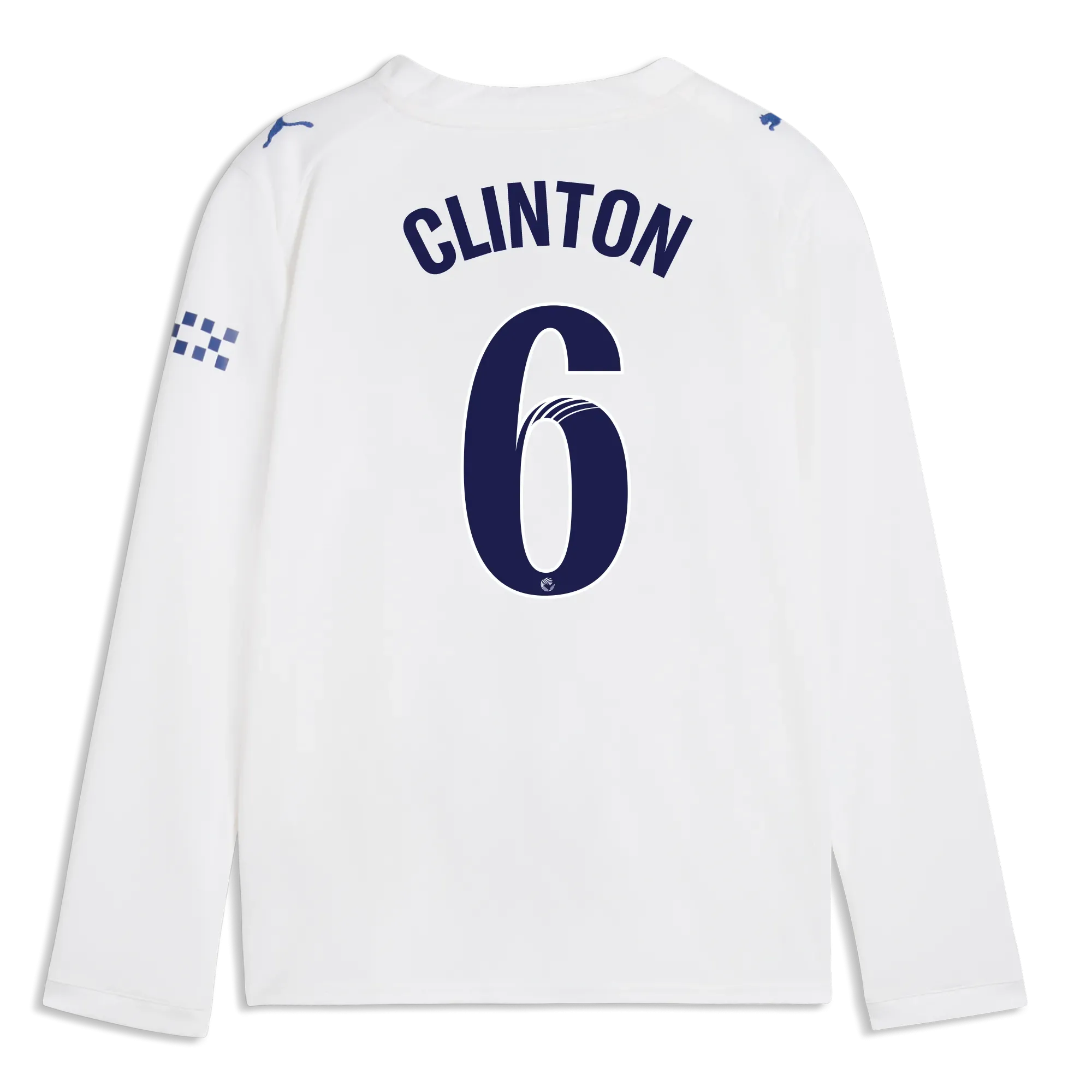 Kids’ Manchester City Third Jersey 2026/27 Long Sleeve With CLINTON 6  Printing | Manchester City Shop