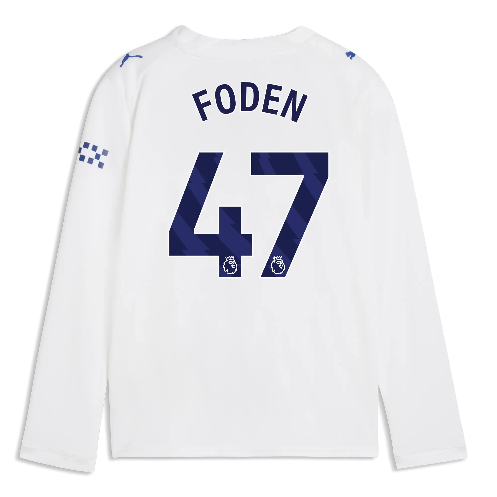 Kids’ Manchester City Third Jersey 2026/27 Long Sleeve With FODEN 47 Printing | Manchester City Shop
