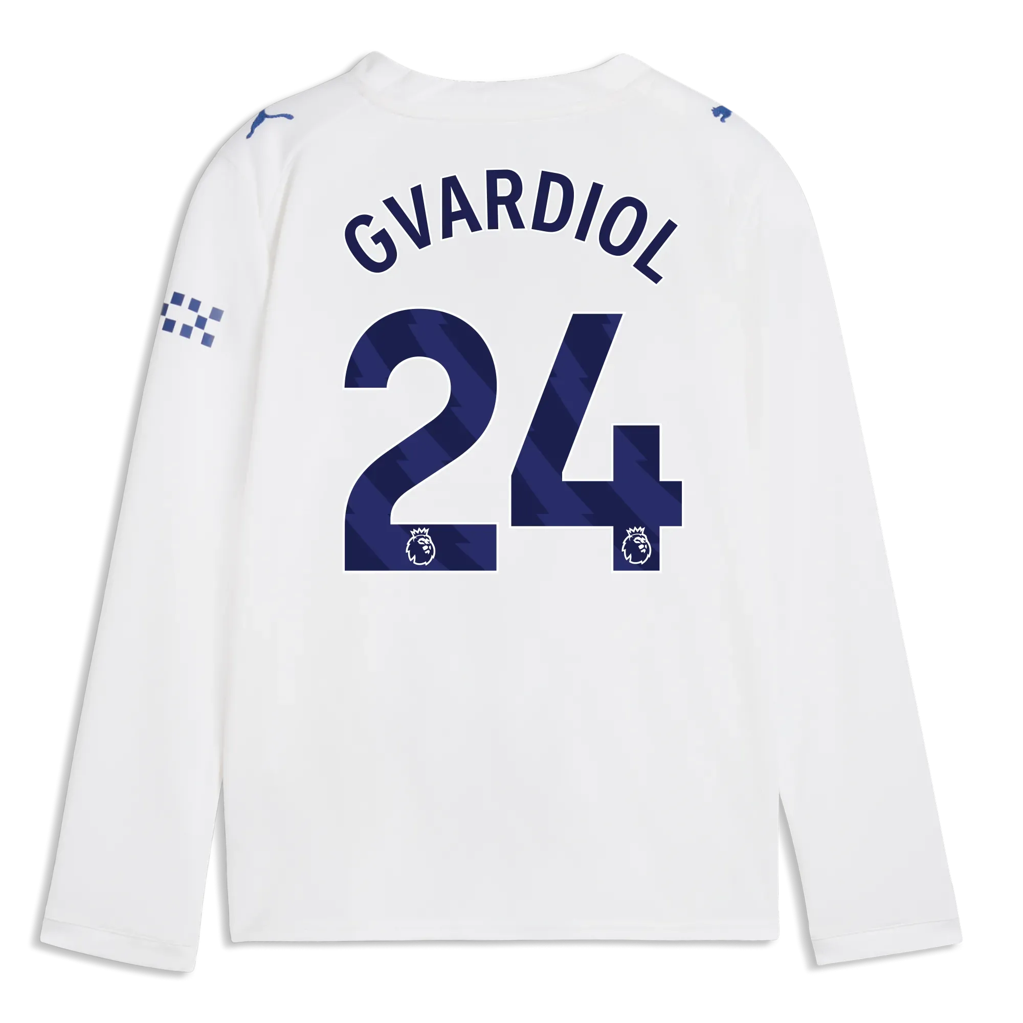 Kids’ Manchester City Third Jersey 2026/27 Long Sleeve With GVARDIOL 24 Printing | Manchester City Shop