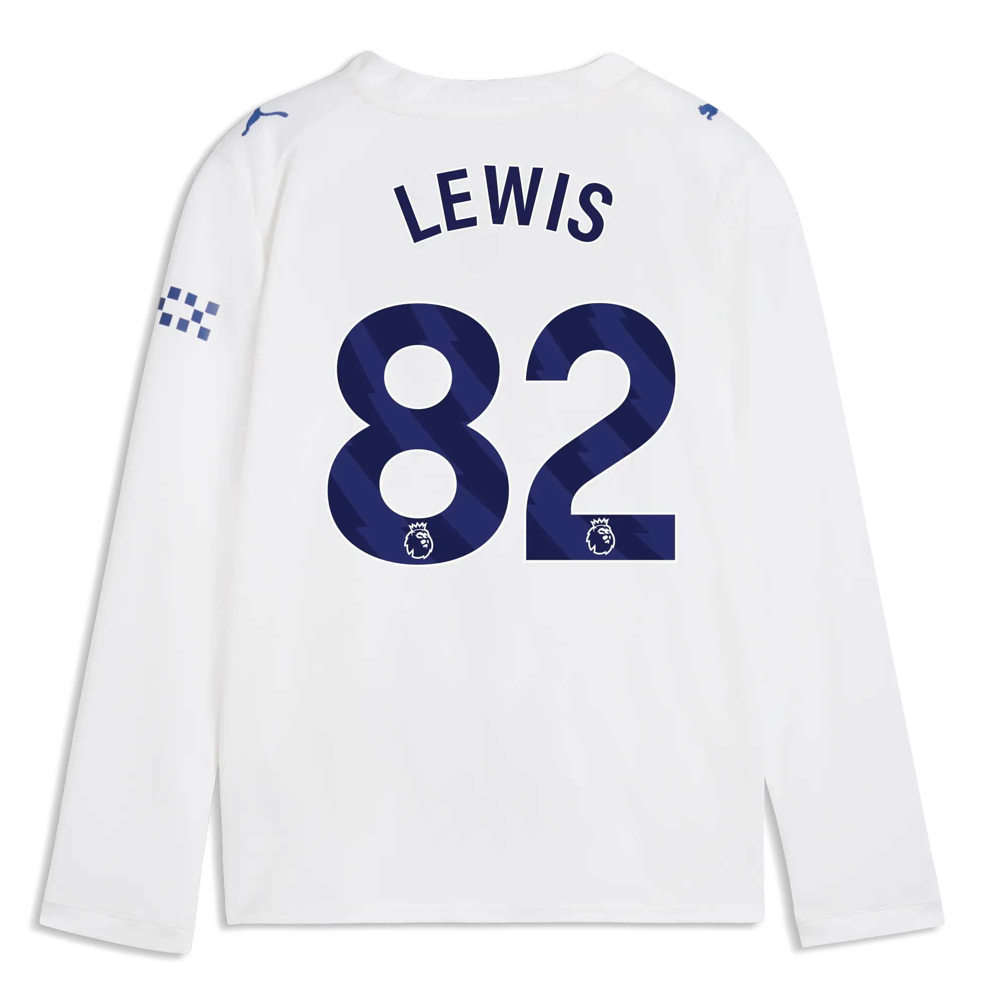 Kids’ Manchester City Third Jersey 2026/27 Long Sleeve With LEWIS 82 Printing | Manchester City Shop