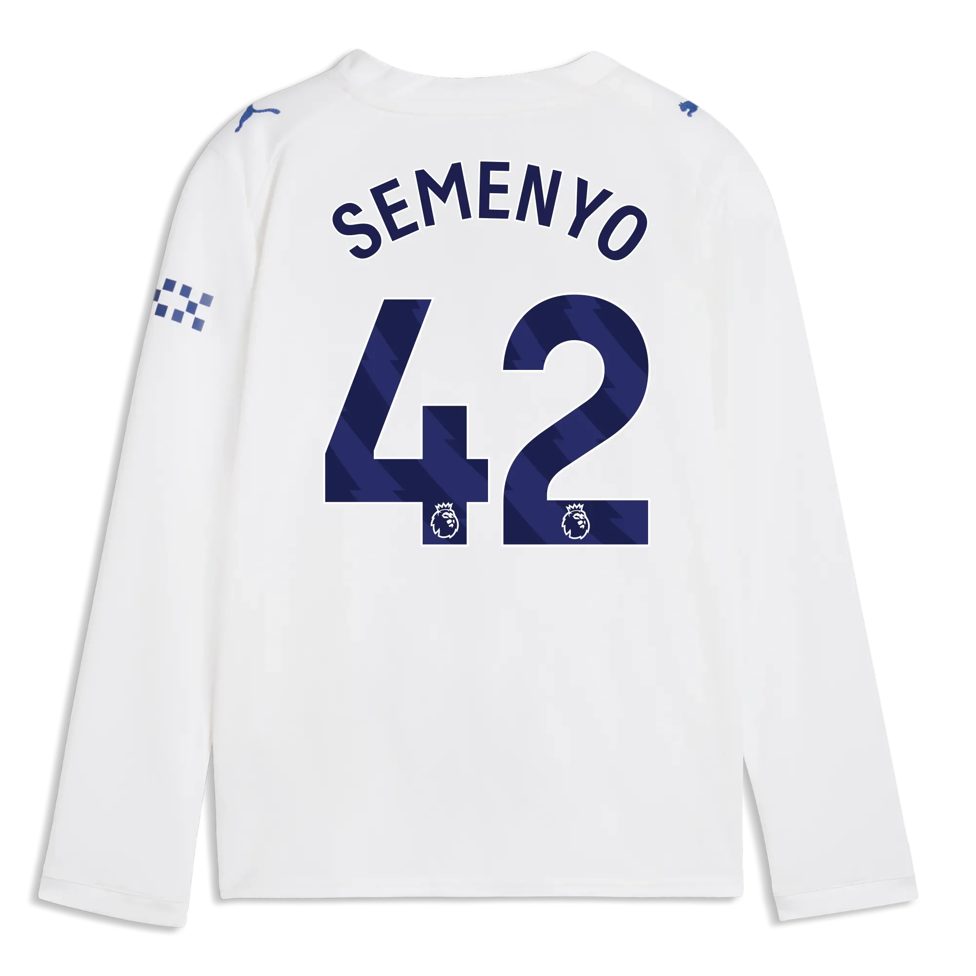 Kids’ Manchester City Third Jersey 2026/27 Long Sleeve With SEMENYO 42 Printing | Manchester City Shop