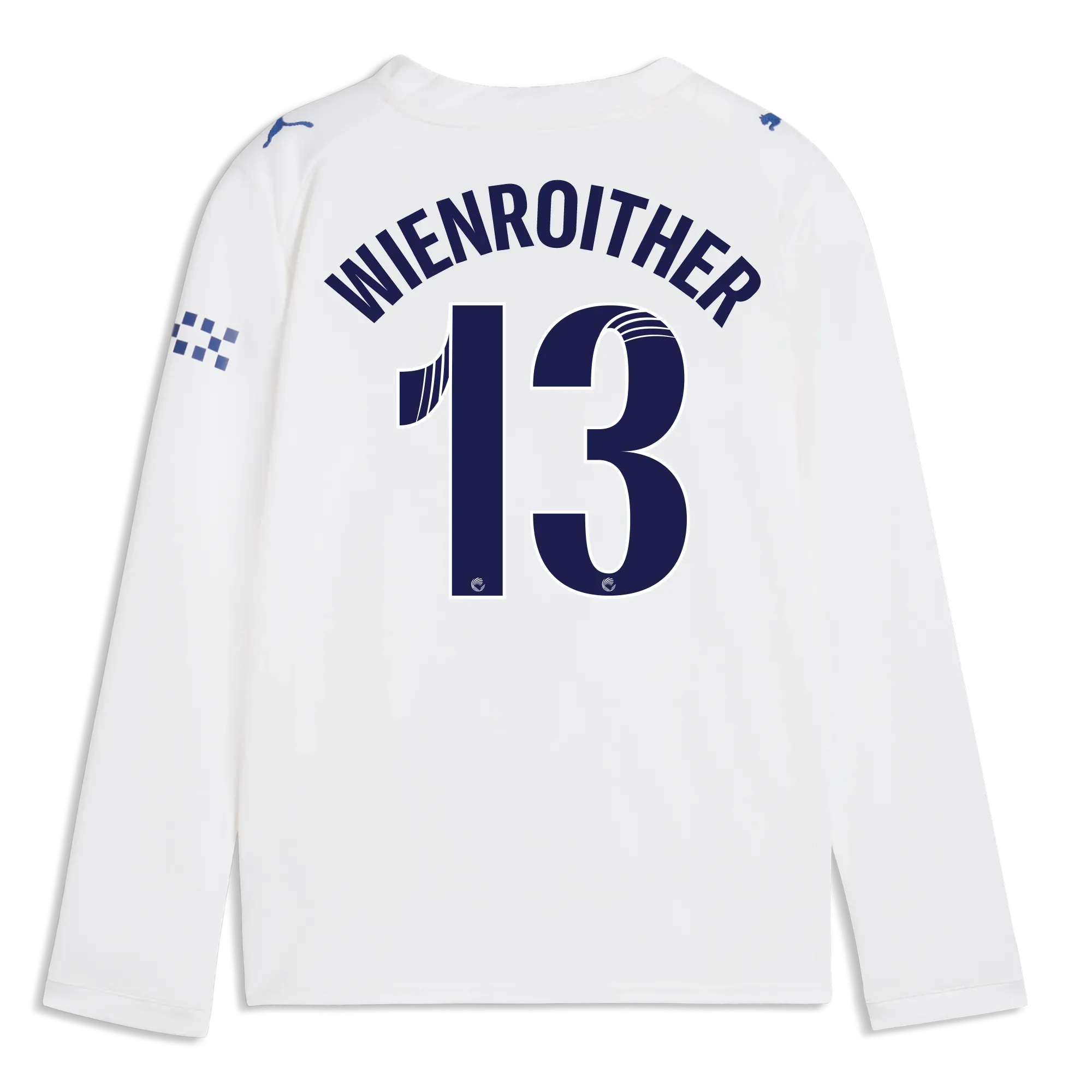 Kids’ Manchester City Third Jersey 2026/27 Long Sleeve With WIENROITHER 13 Printing | Manchester City Shop