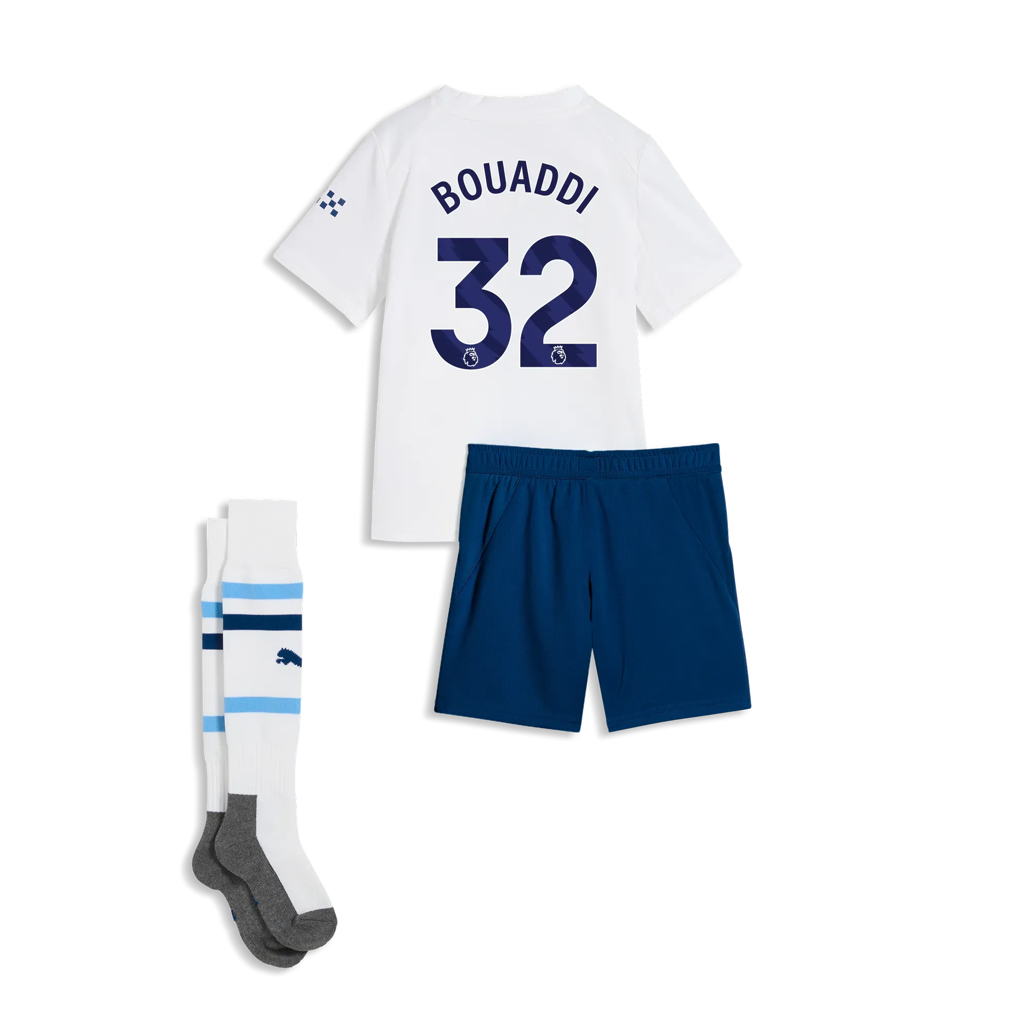 Kids’ Manchester City Third MINI KIT 2026/27 With BOUADDI 32  Printing | Manchester City Shop