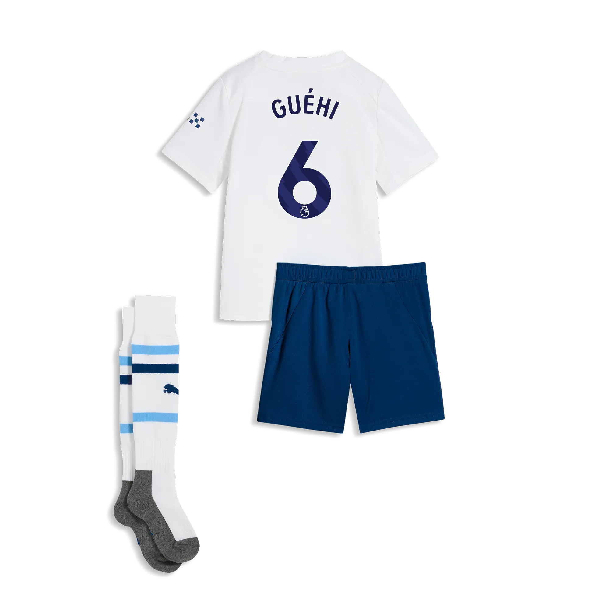 Kids’ Manchester City Third MINI KIT 2026/27 With GUéHI 6 Printing | Manchester City Shop