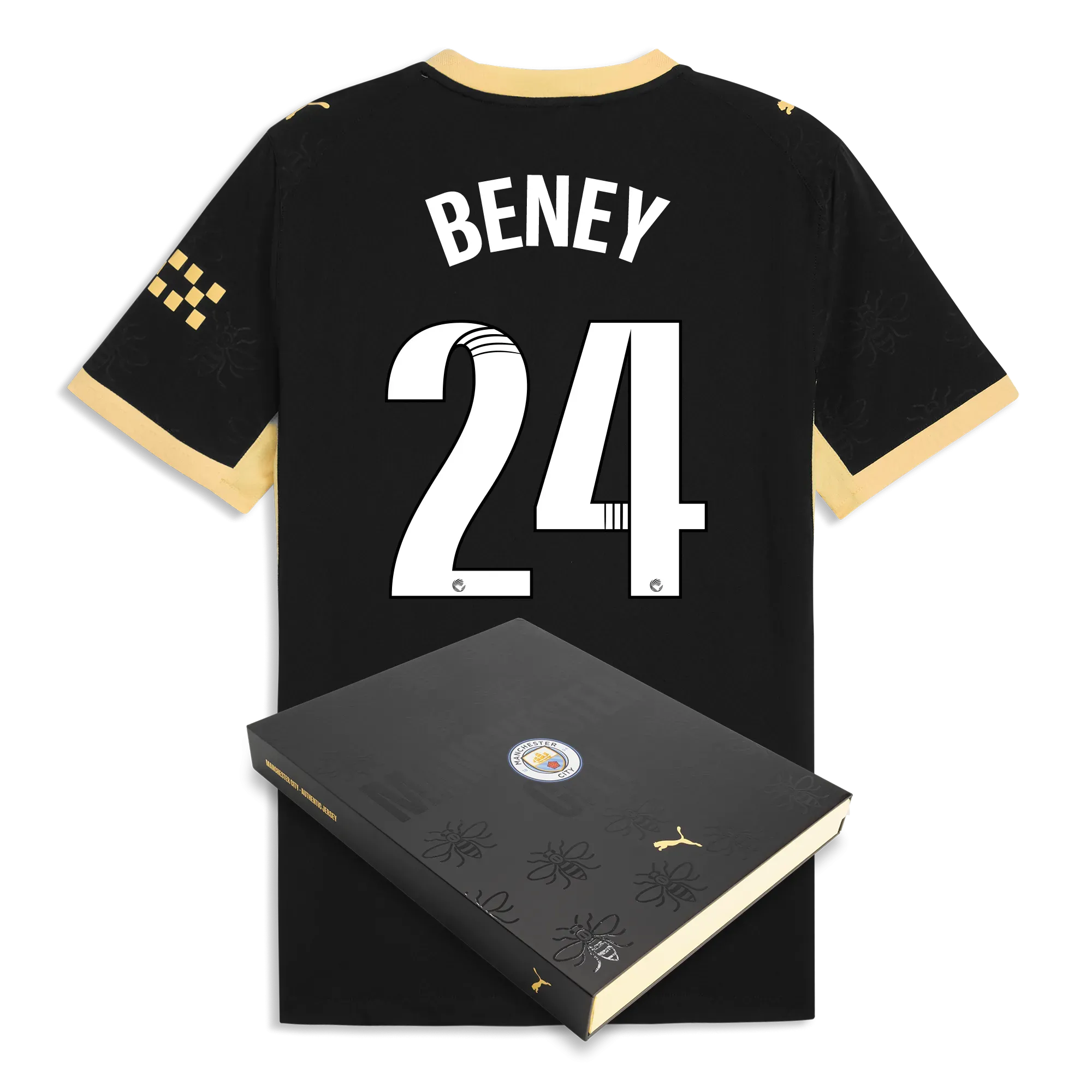 Manchester City Away Authentic Jersey 2026/27 With BENEY 24 Printing in Gift Box | Manchester City Shop