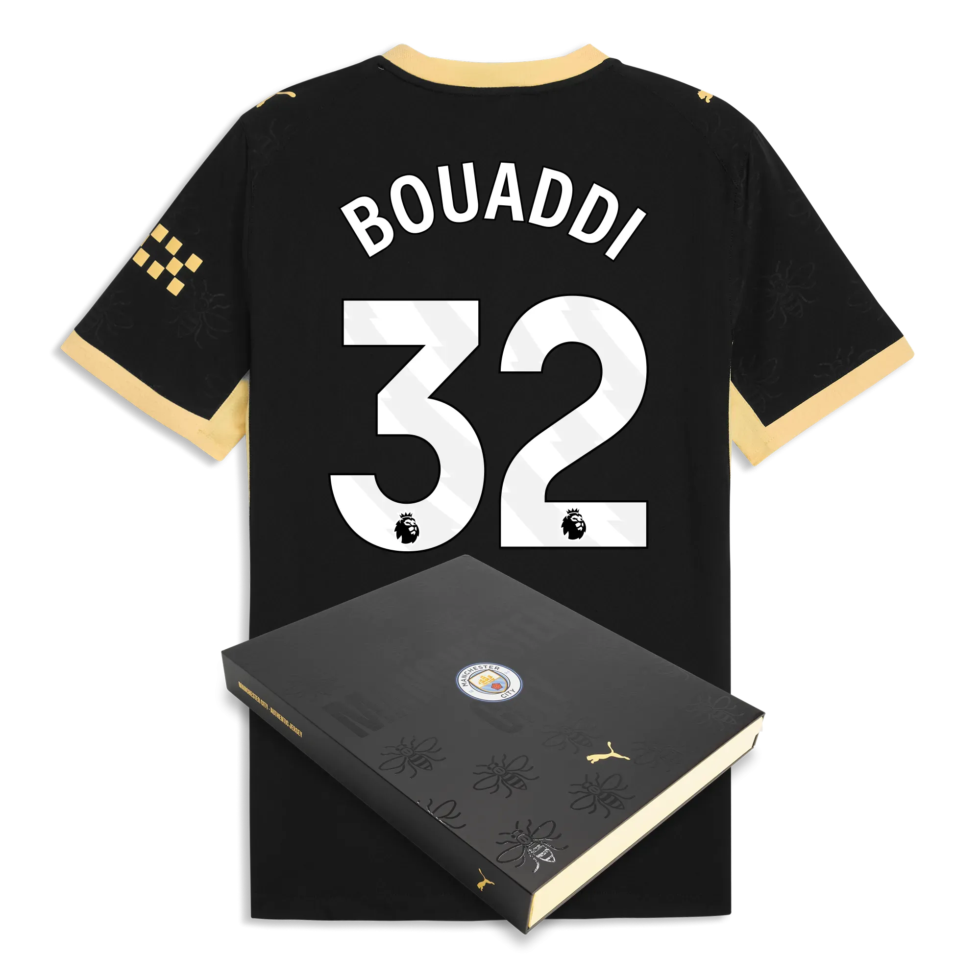 Manchester City Away Authentic Jersey 2026/27 With BOUADDI 32 Printing in Gift Box | Manchester City Shop