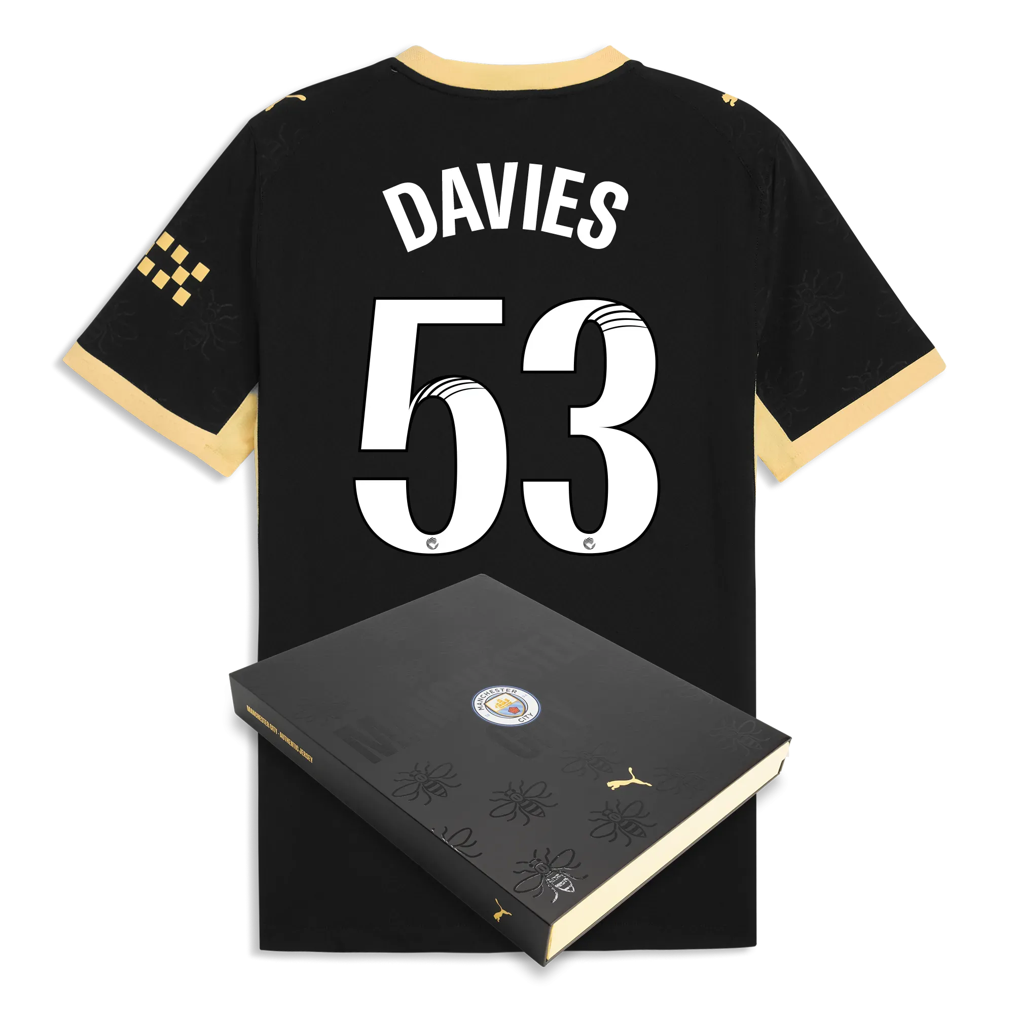 Manchester City Away Authentic Jersey 2026/27 With DAVIES 53 Printing in Gift Box | Manchester City Shop