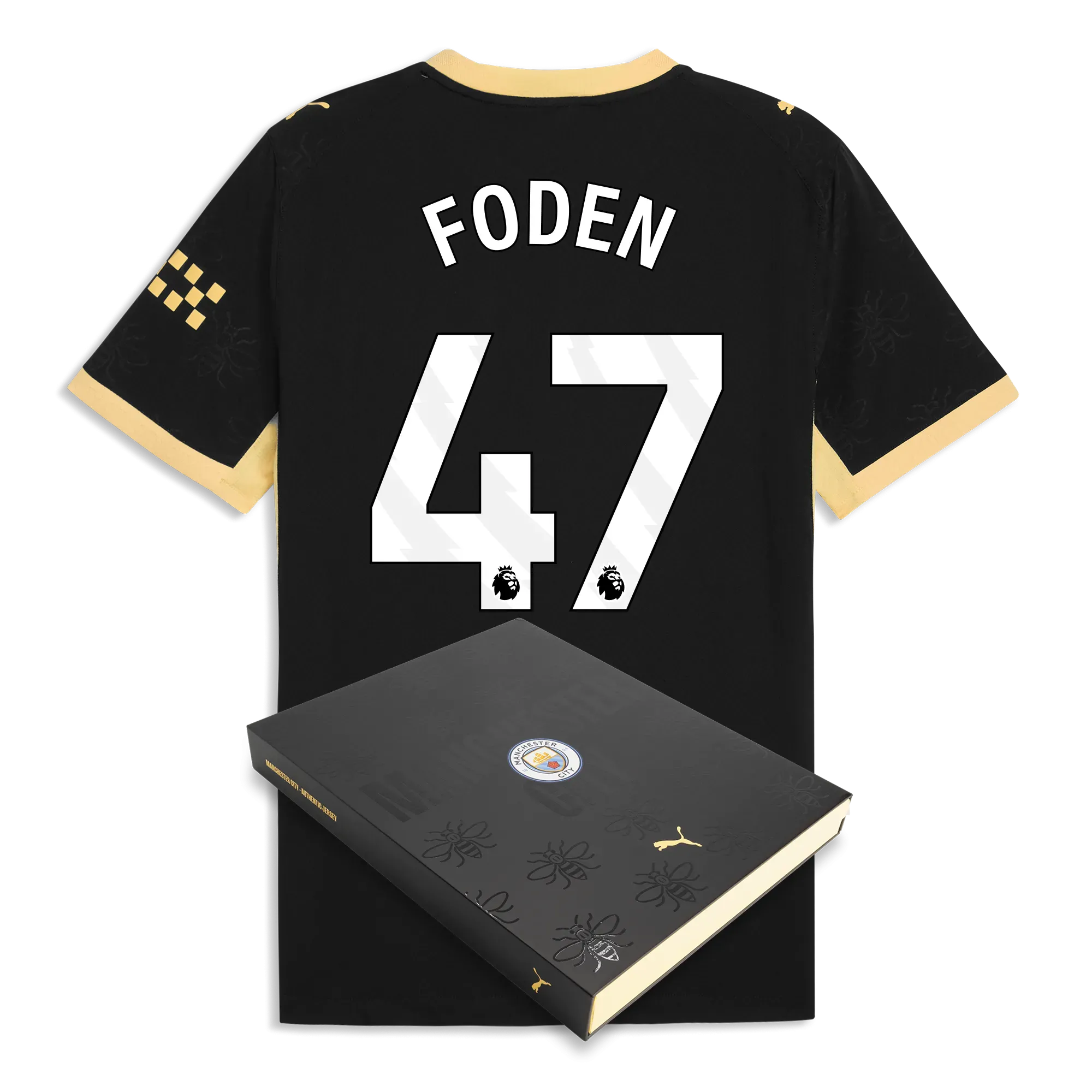 Manchester City Away Authentic Jersey 2026/27 With FODEN 47 Printing in Gift Box | Manchester City Shop