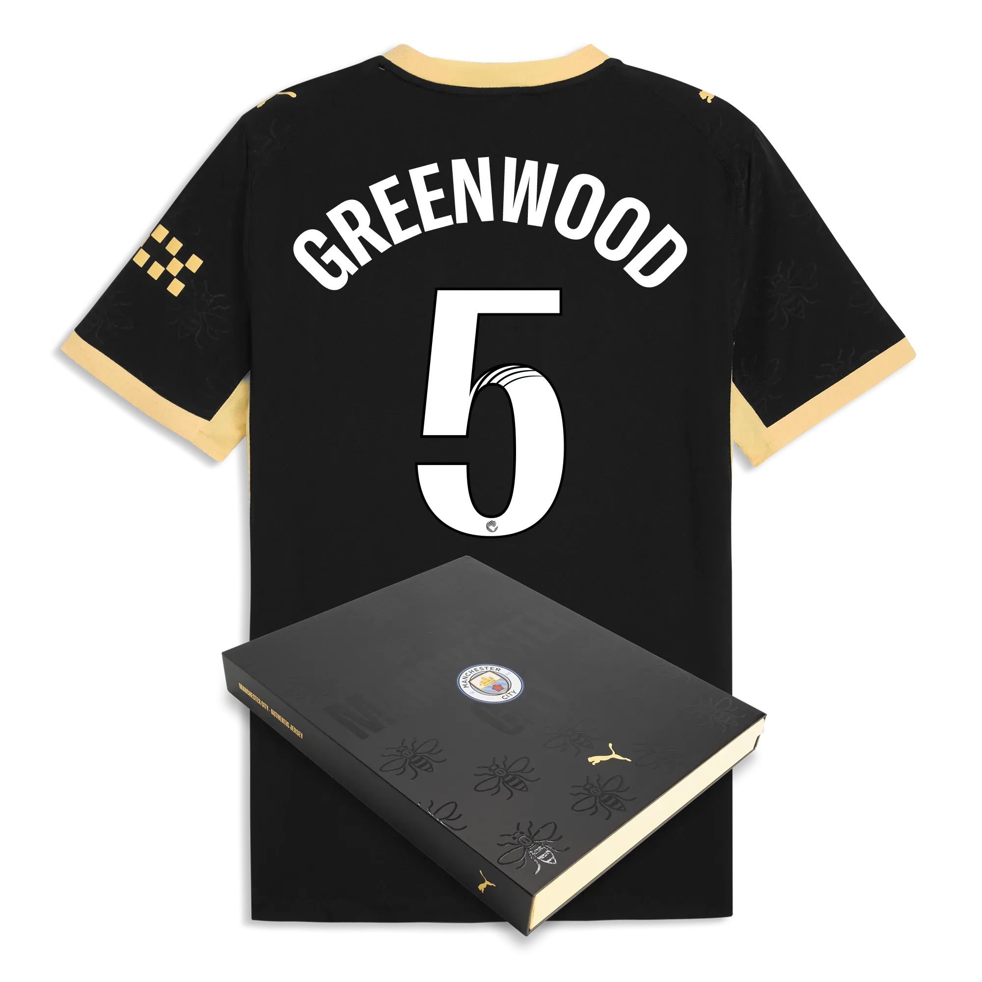 Manchester City Away Authentic Jersey 2026/27 With GREENWOOD 5 Printing in Gift Box | Manchester City Shop