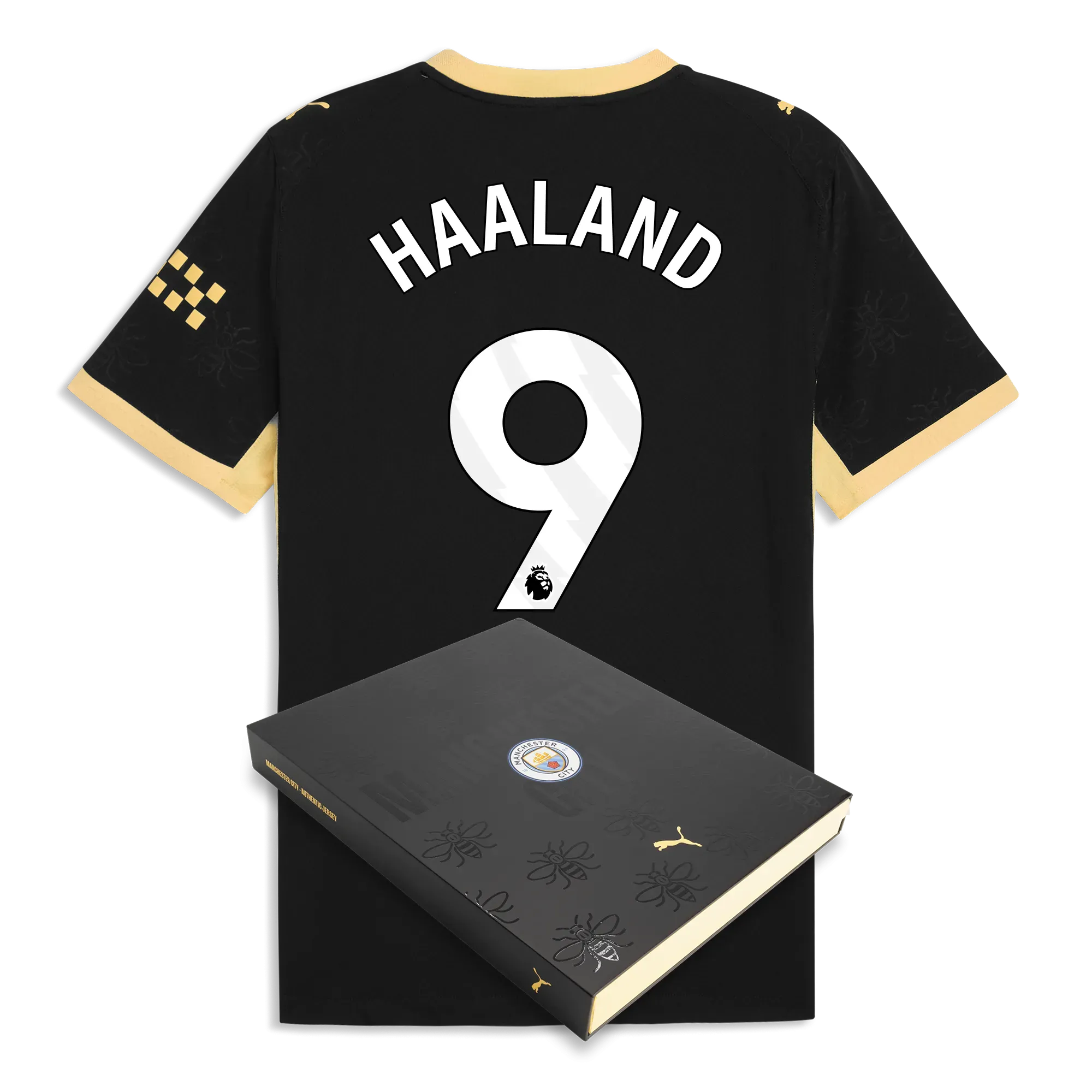 Manchester City Away Authentic Jersey 2026/27 With HAALAND 9 Printing in Gift Box | Manchester City Shop