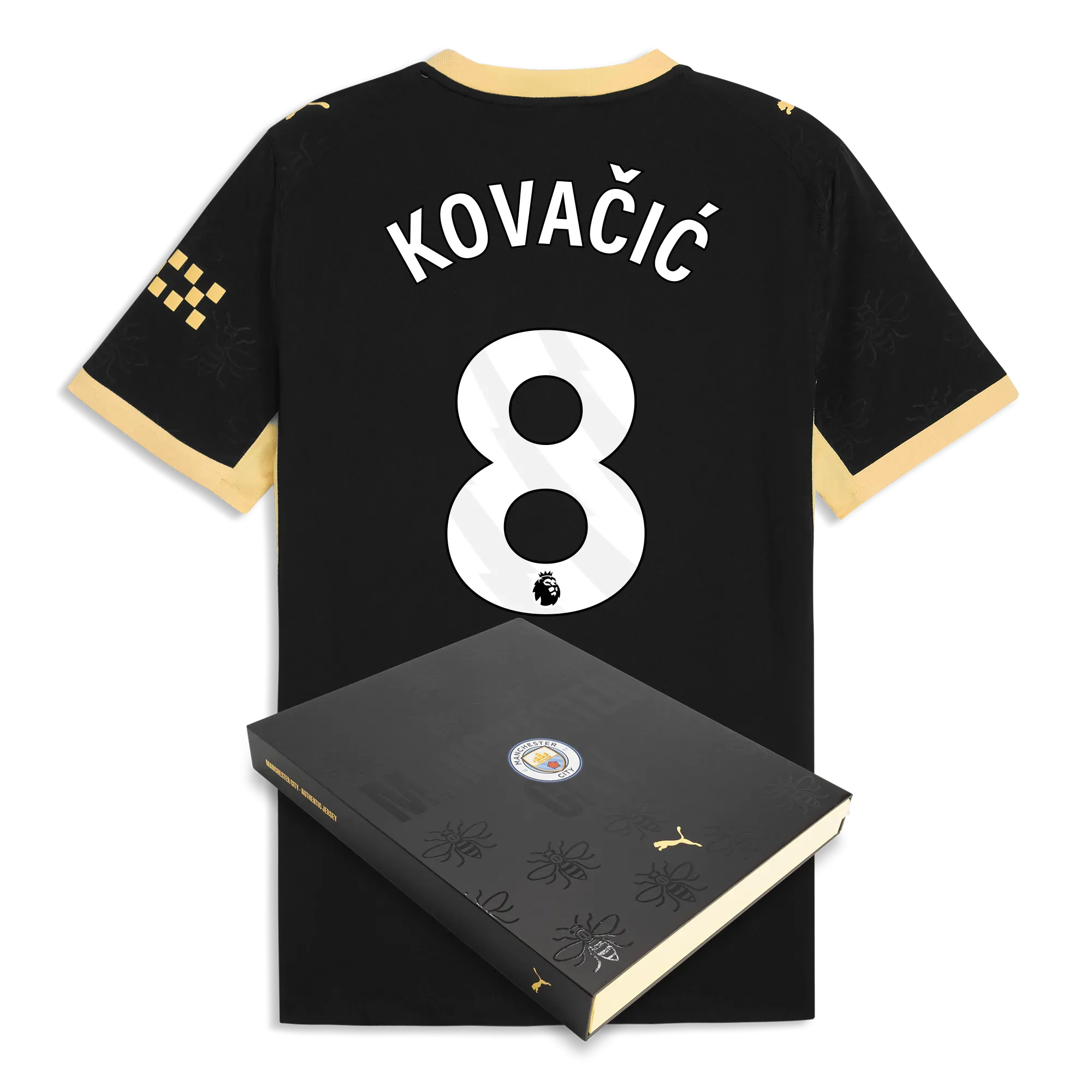 Manchester City Away Authentic Jersey 2026/27 With KOVAČIĆ 8 Printing in Gift Box | Manchester City Shop