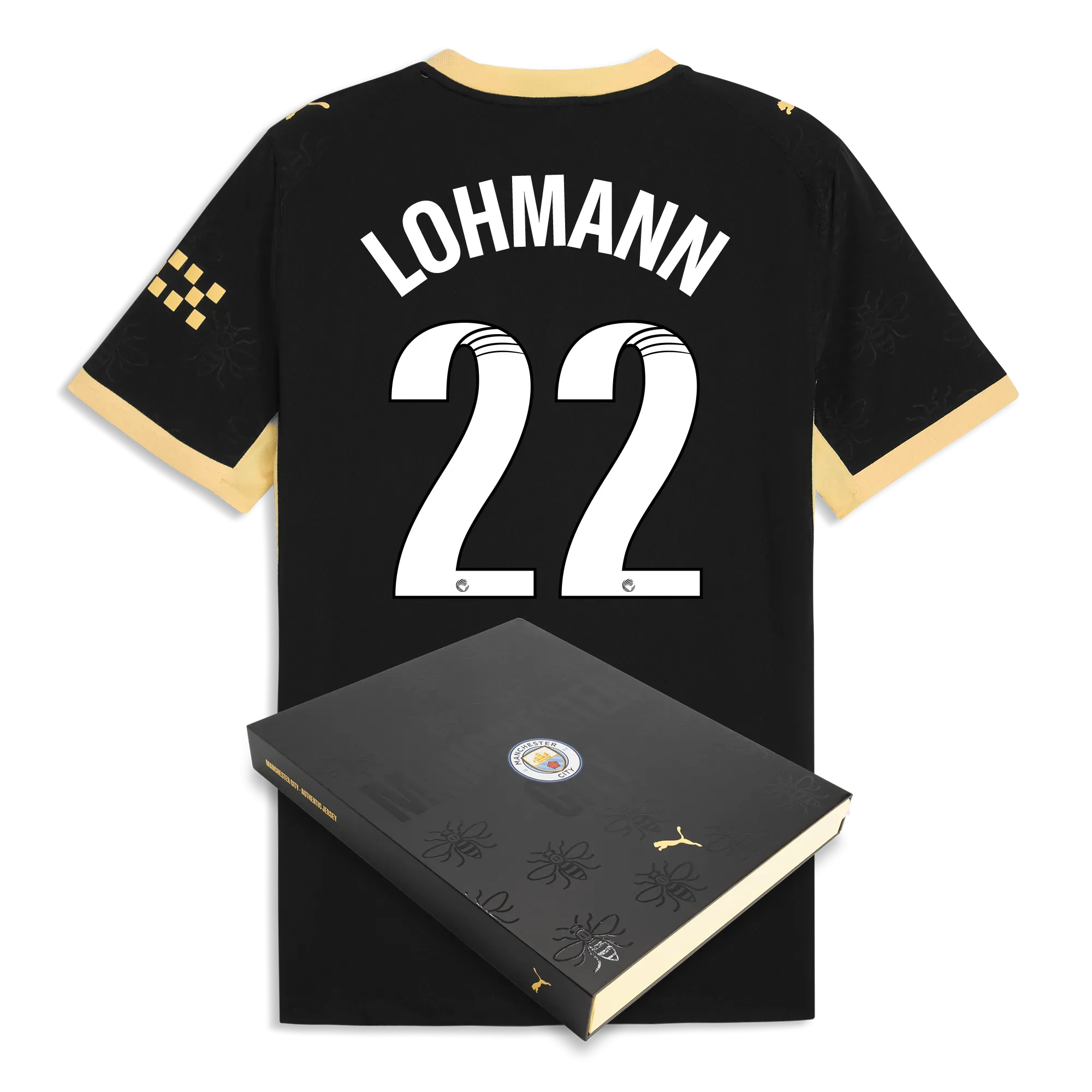 Manchester City Away Authentic Jersey 2026/27 With LOHMANN 22 Printing in Gift Box | Manchester City Shop