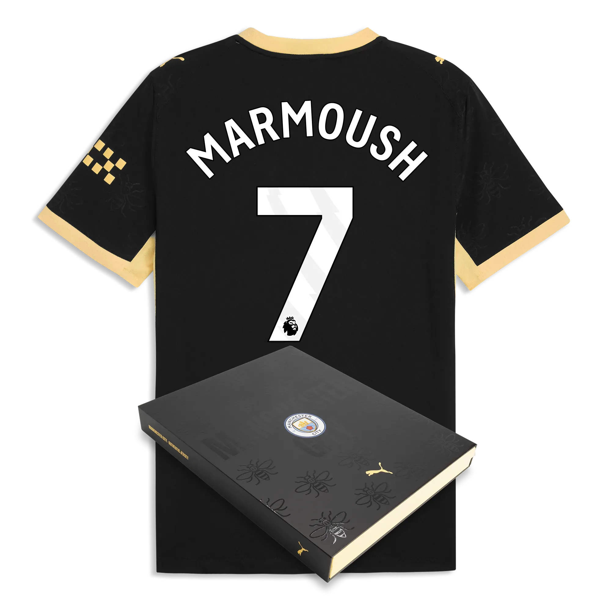 Manchester City Away Authentic Jersey 2026/27 With MARMOUSH 7 Printing in Gift Box | Manchester City Shop