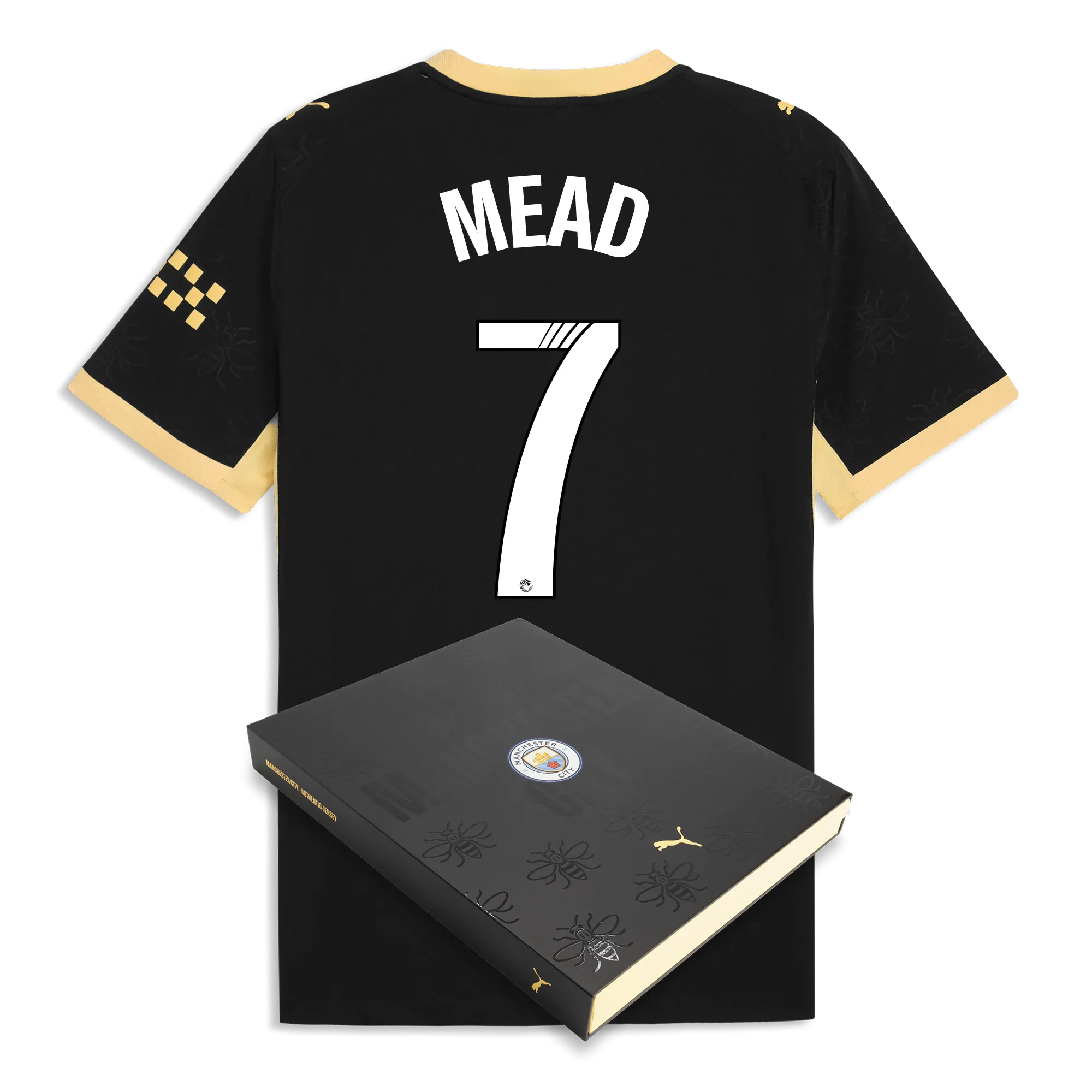 Manchester City Away Authentic Jersey 2026/27 With MEAD 7 Printing in Gift Box | Manchester City Shop