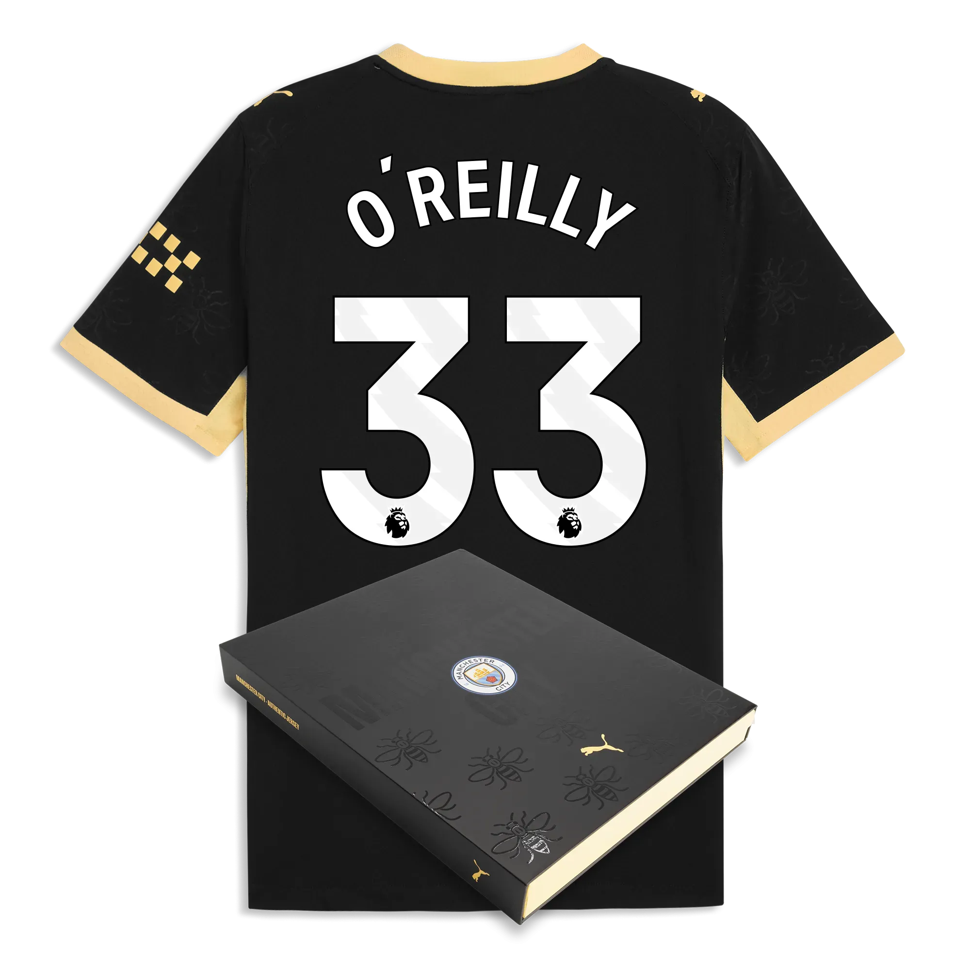 Manchester City Away Authentic Jersey 2026/27 With O’REILLY 33 Printing in Gift Box | Manchester City Shop
