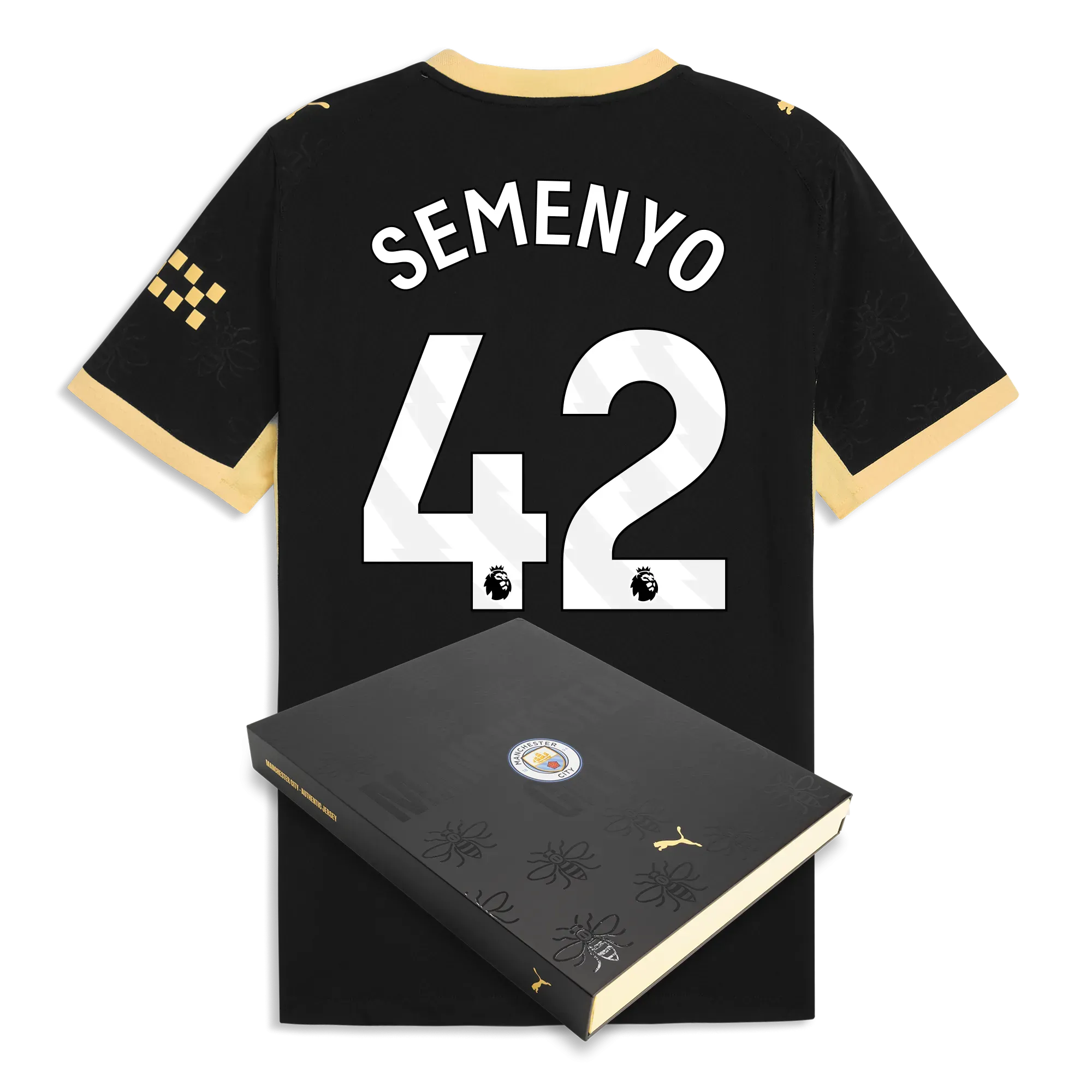 Manchester City Away Authentic Jersey 2026/27 With SEMENYO 42 Printing in Gift Box | Manchester City Shop